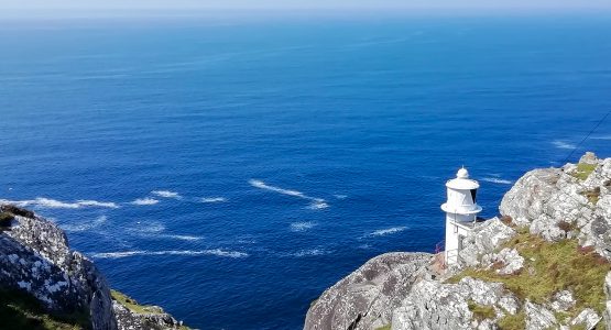 Ocean and Lighthouse Beautiful View