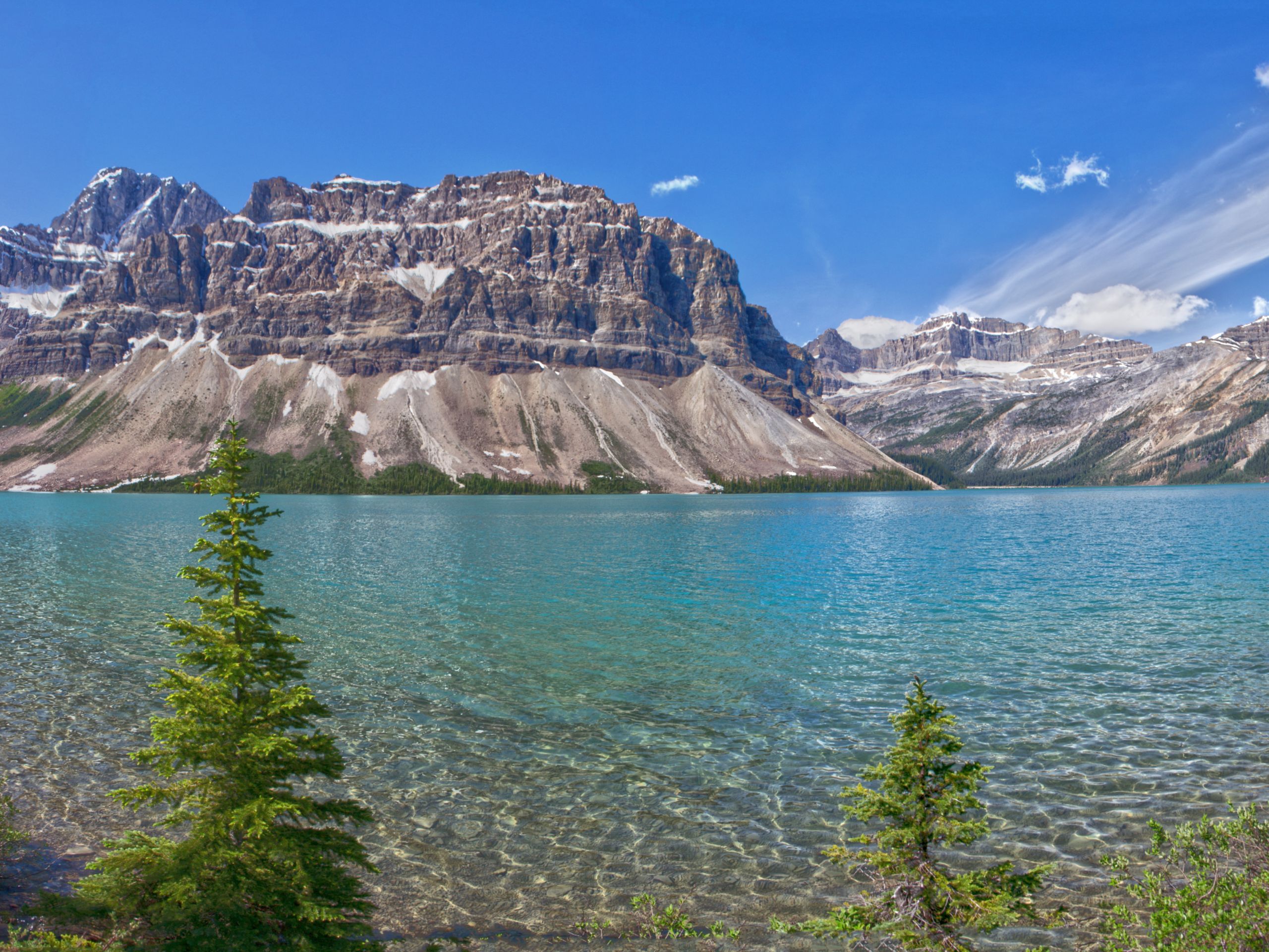 Bow Lake near Lake Louise