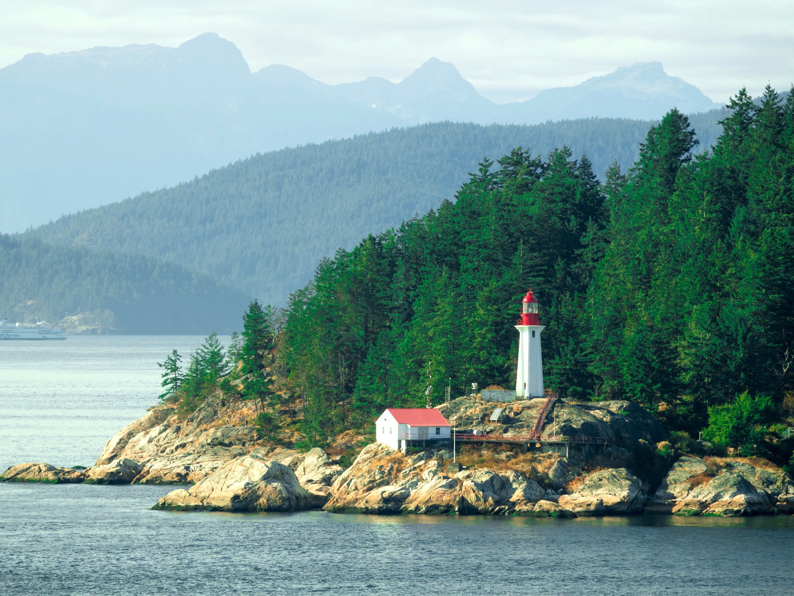 Lighthouse at Vancouver Island, British Columbia