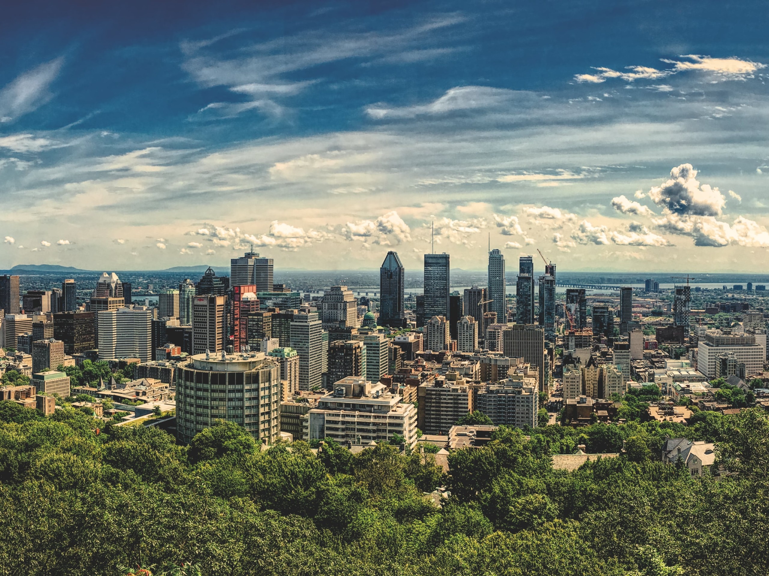 Montreal Skyline in Quebec