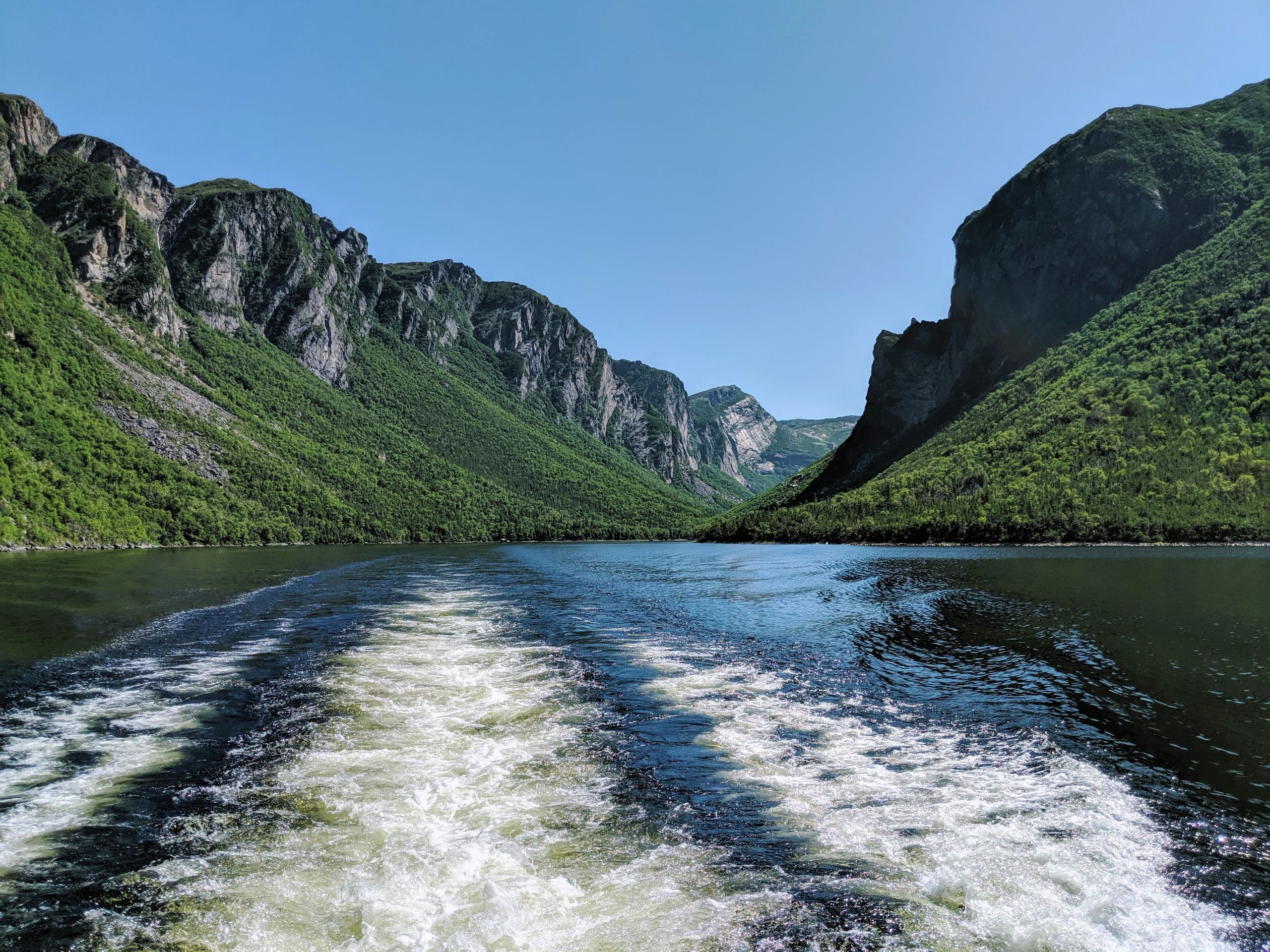 Sunny day in Gaspesie Peninsula (Canada)