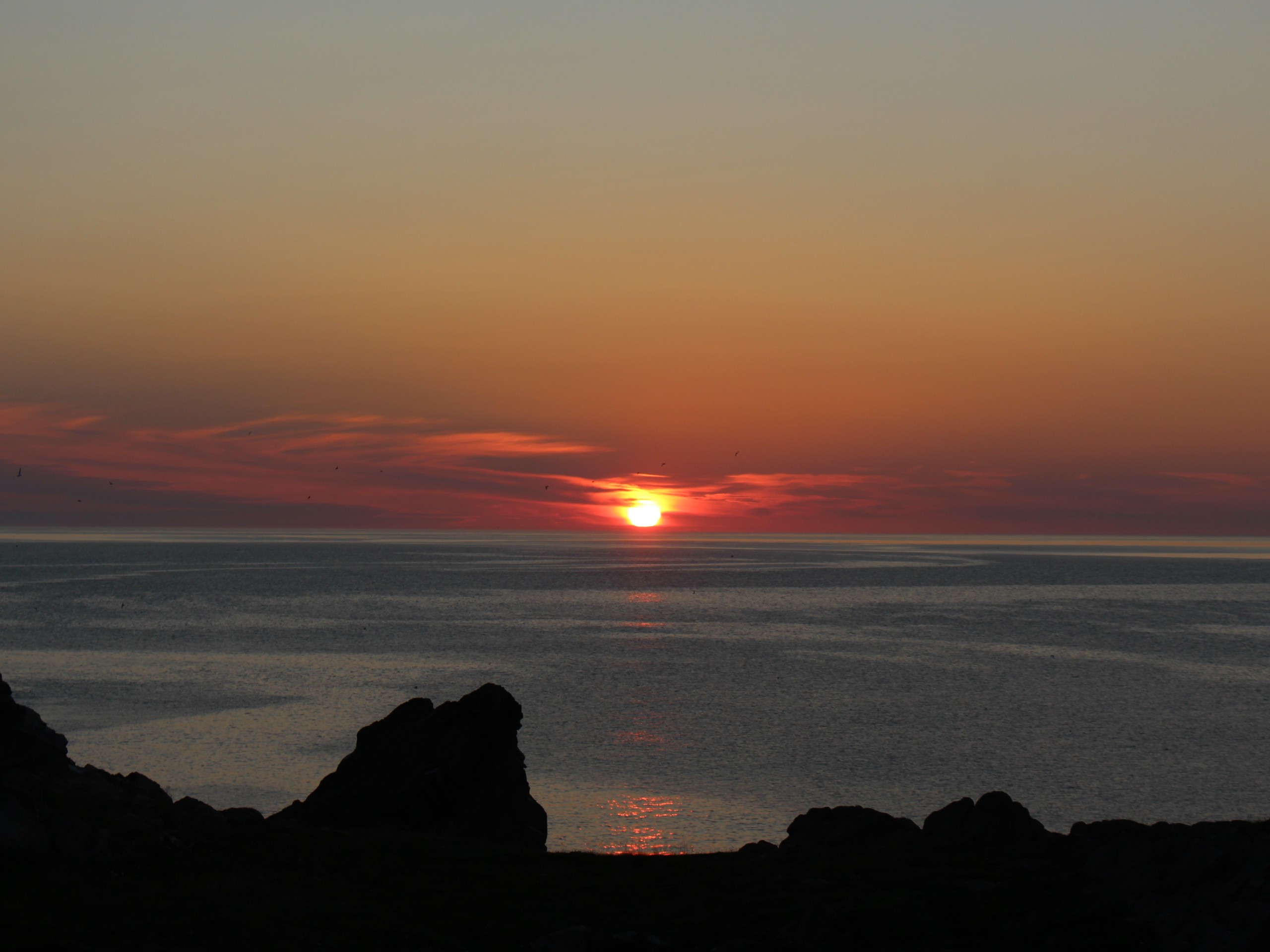 Sunset over the Atlantic Ocean (Canada)