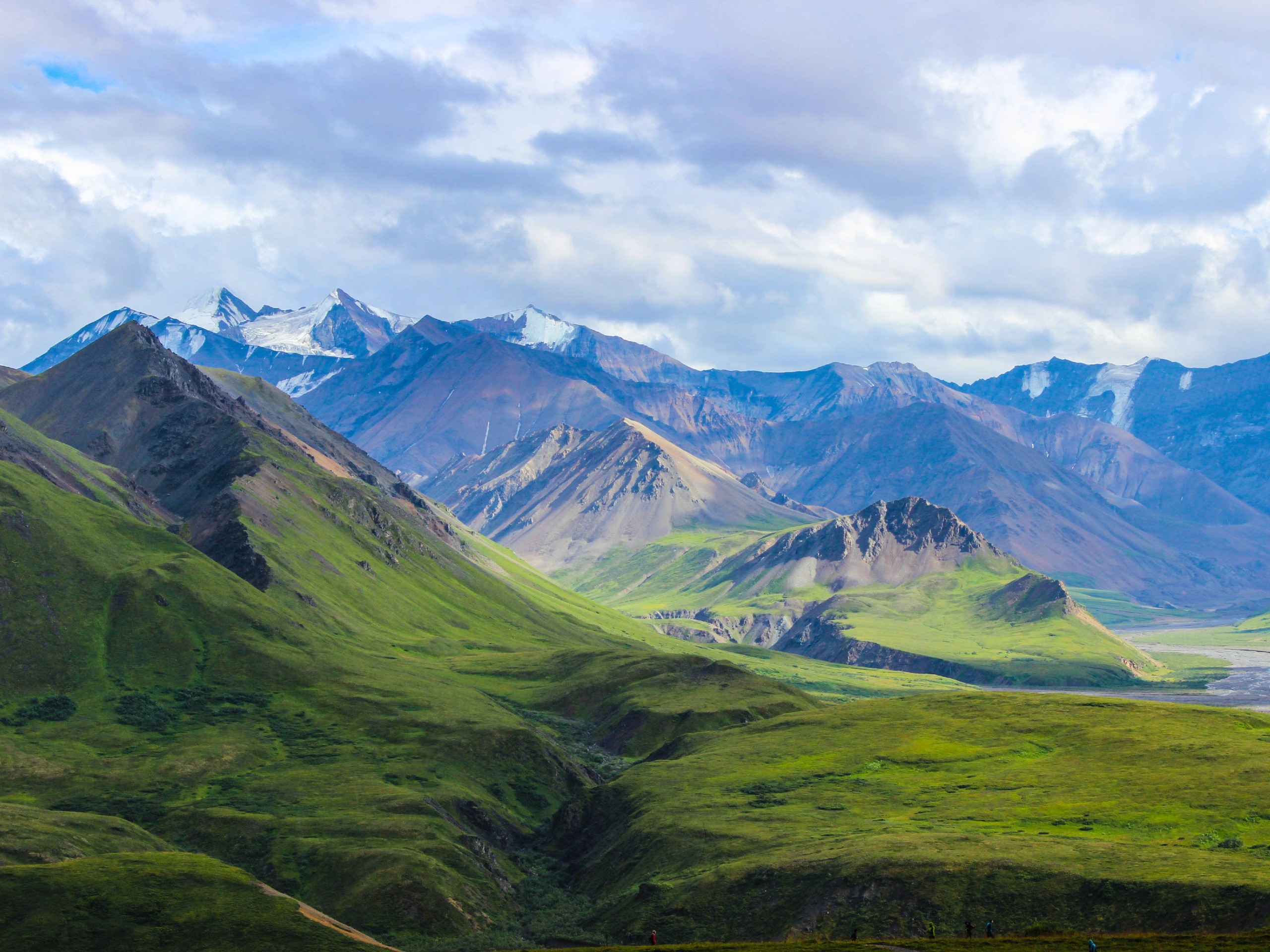 Beautiful mountains in Denali National Park