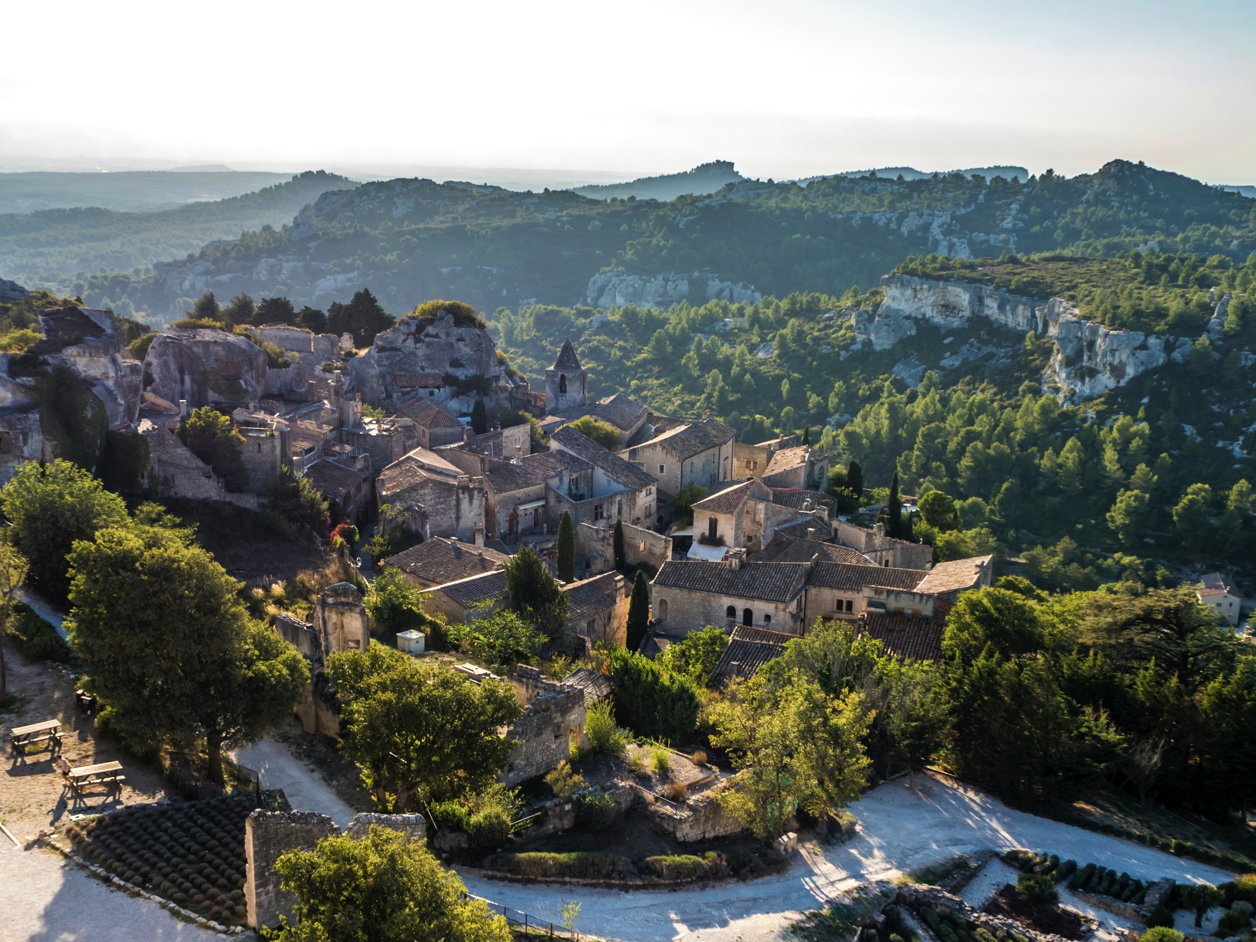 Mountain views over the beautiful town