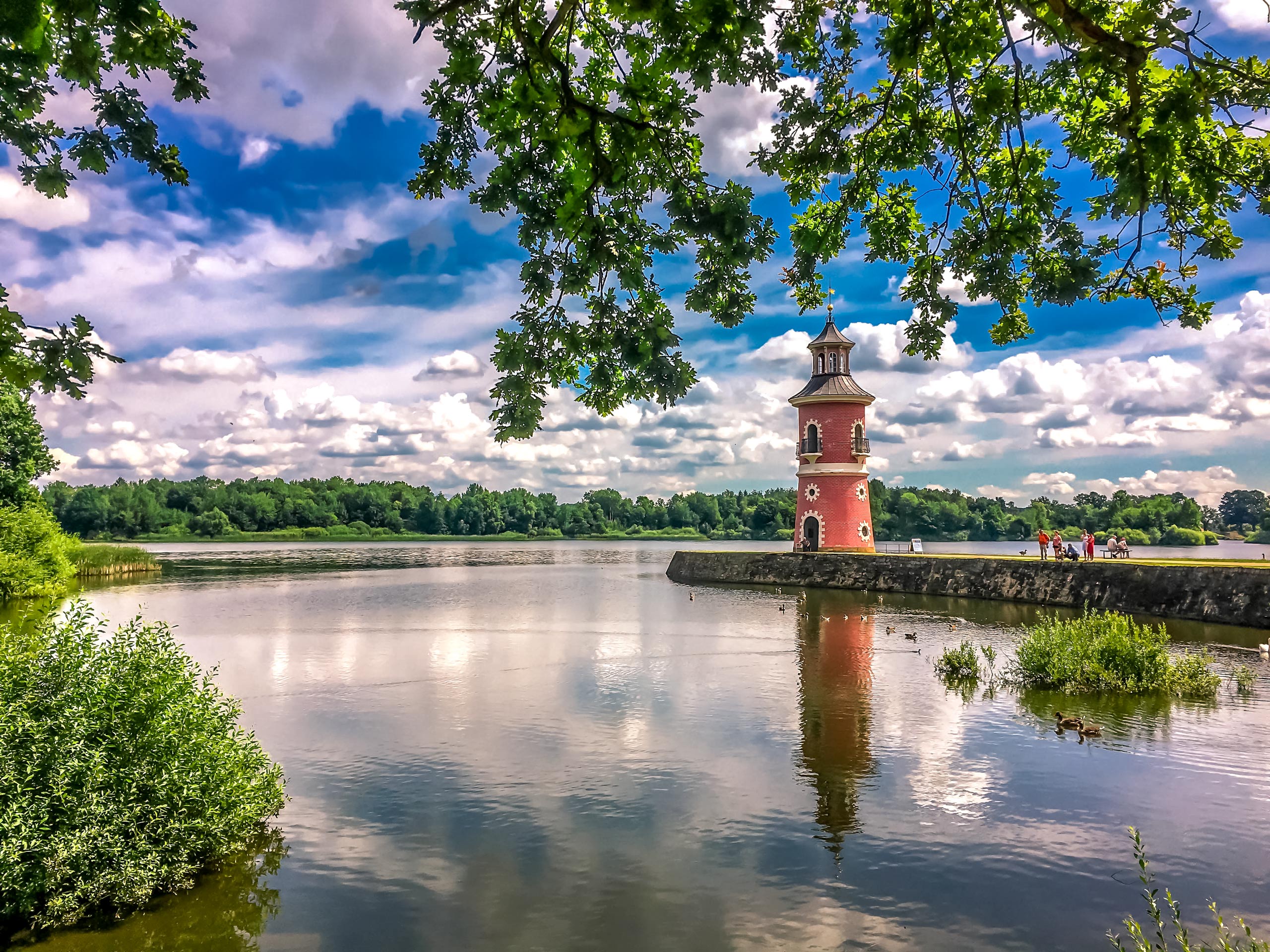 Lighthouse of moritzburg just a short train ride from Dresden