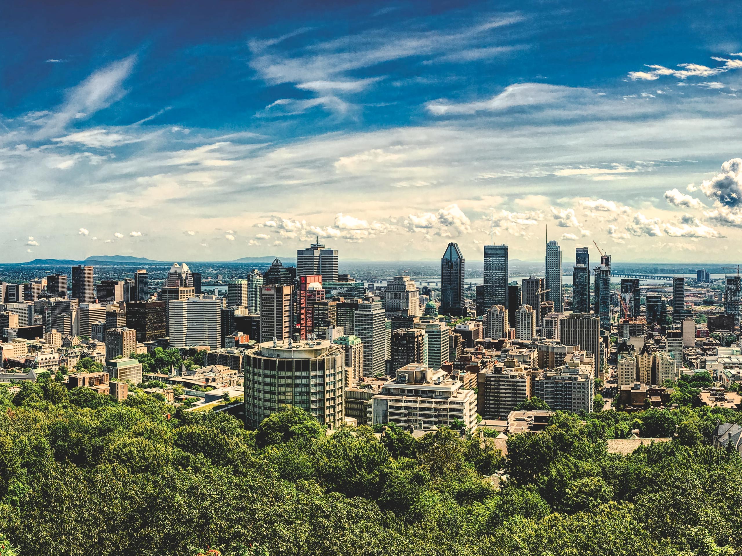 Amazing Montreal panoramoc view