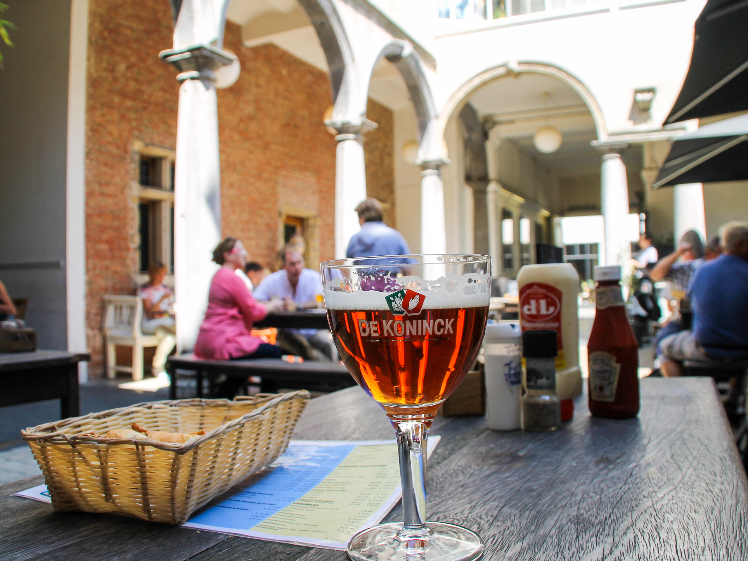 Koninck beer tasting