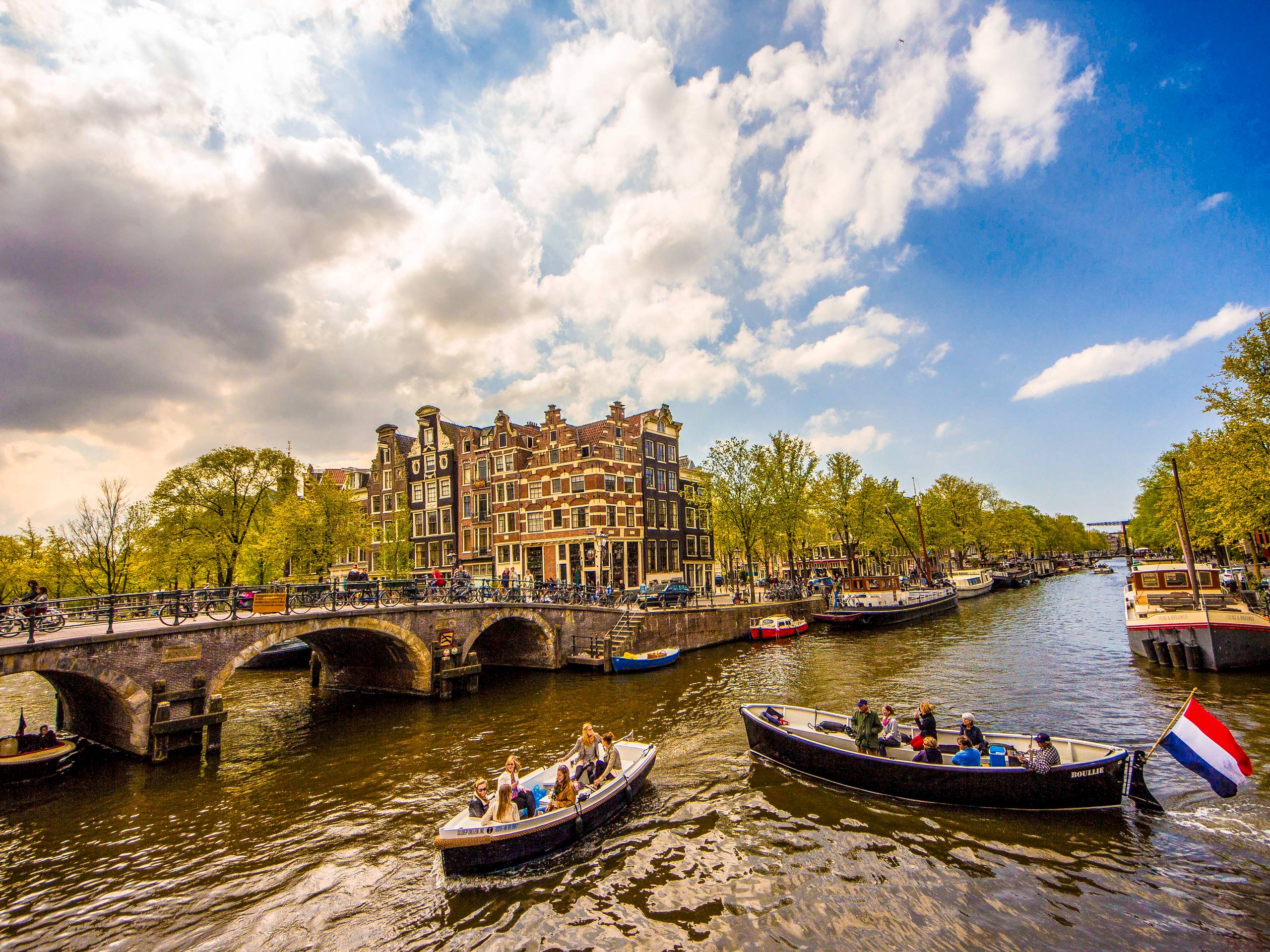 Boats in the canal