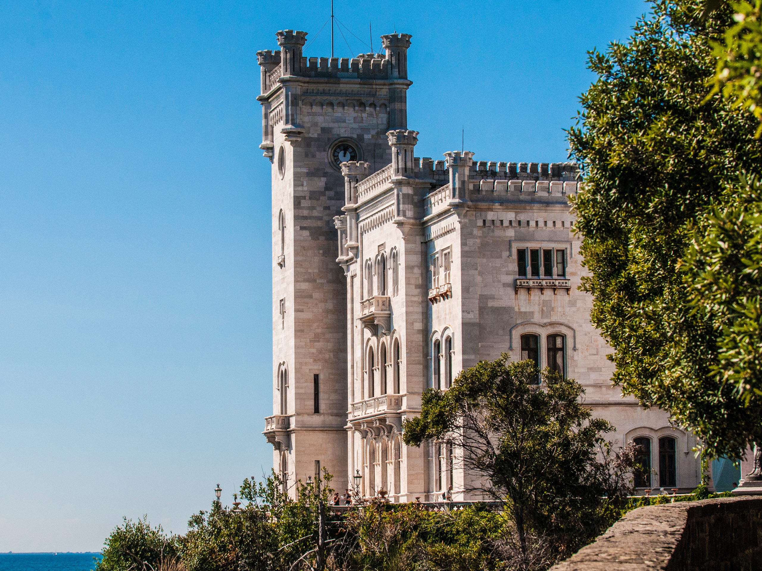 Miramare Castle tower