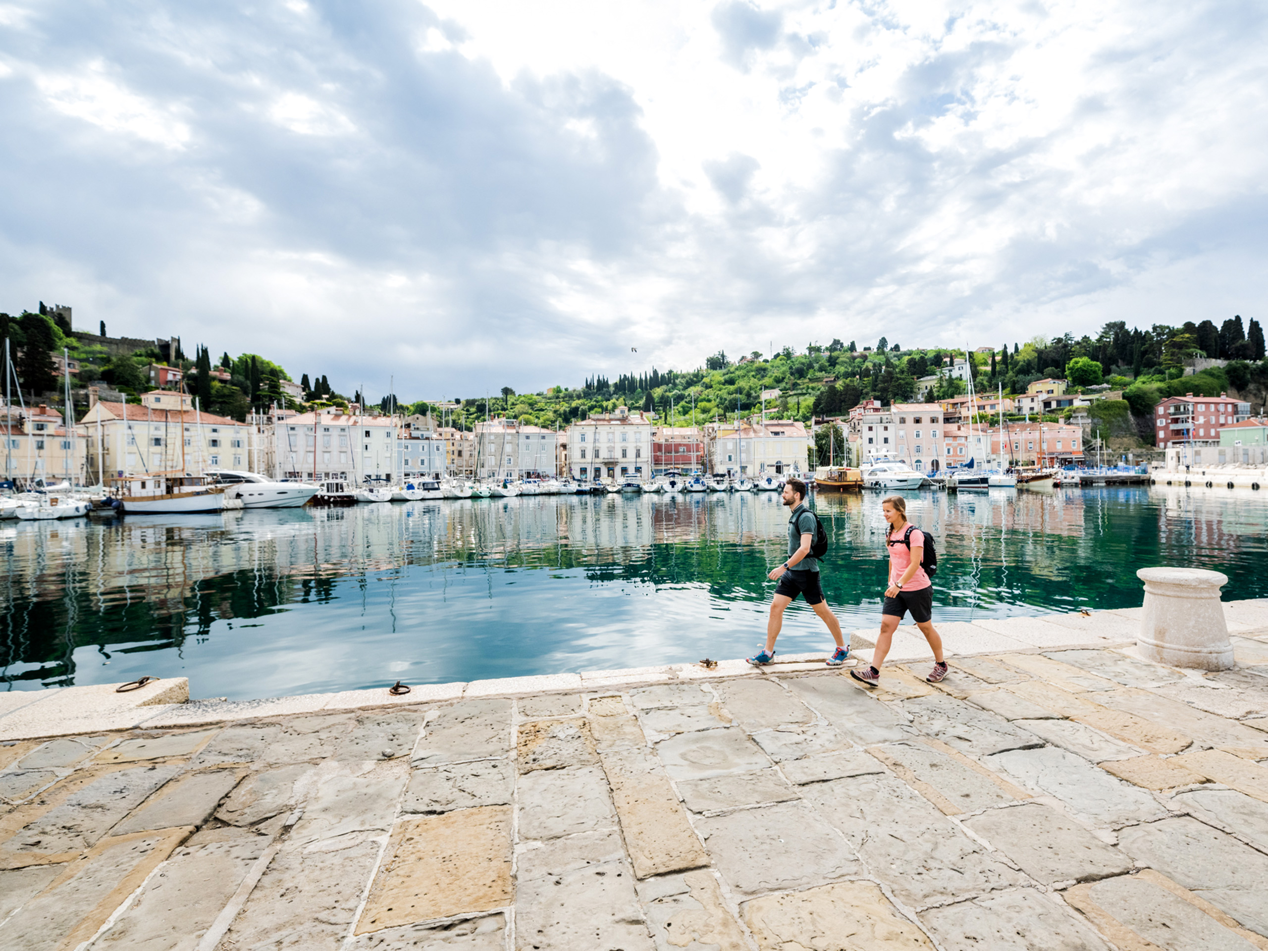 Boat station in Italy