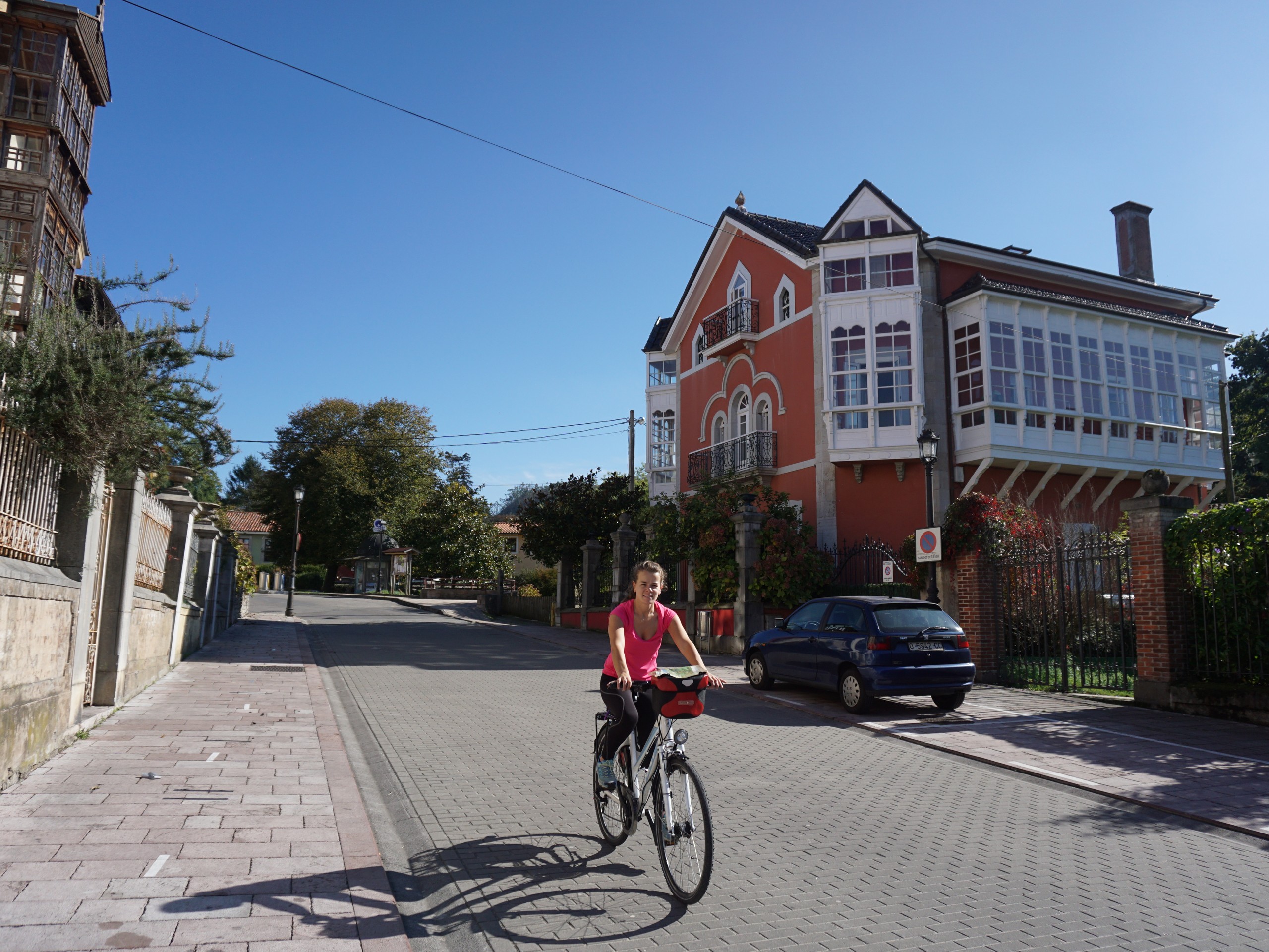 Cyclist at Asturias