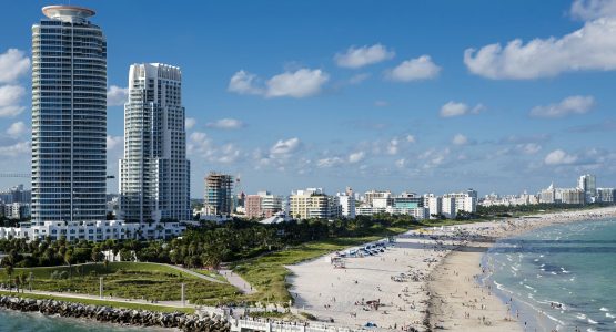Miami beach in Florida