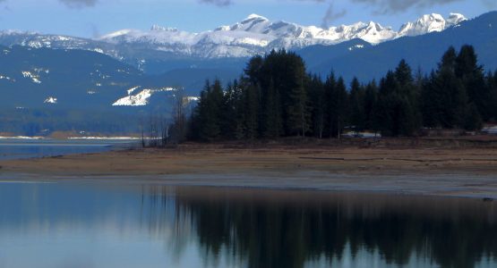 Mountains near one of the Arrow Lakes