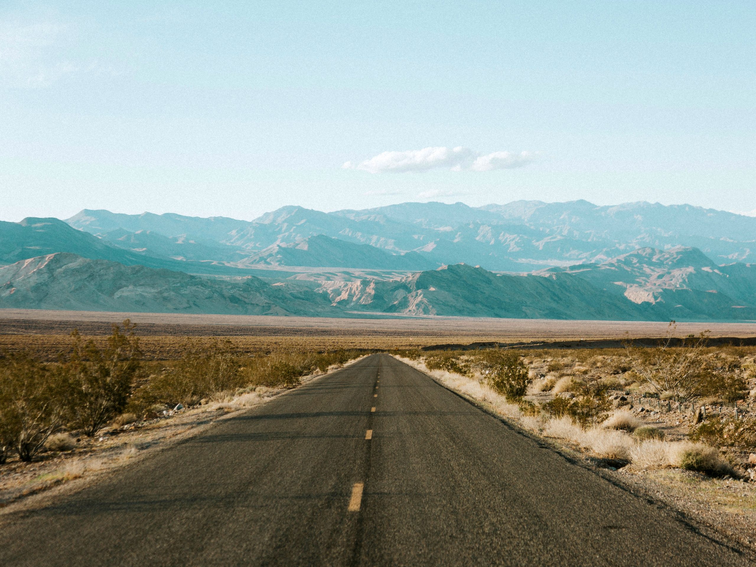 Road in the Death Valley