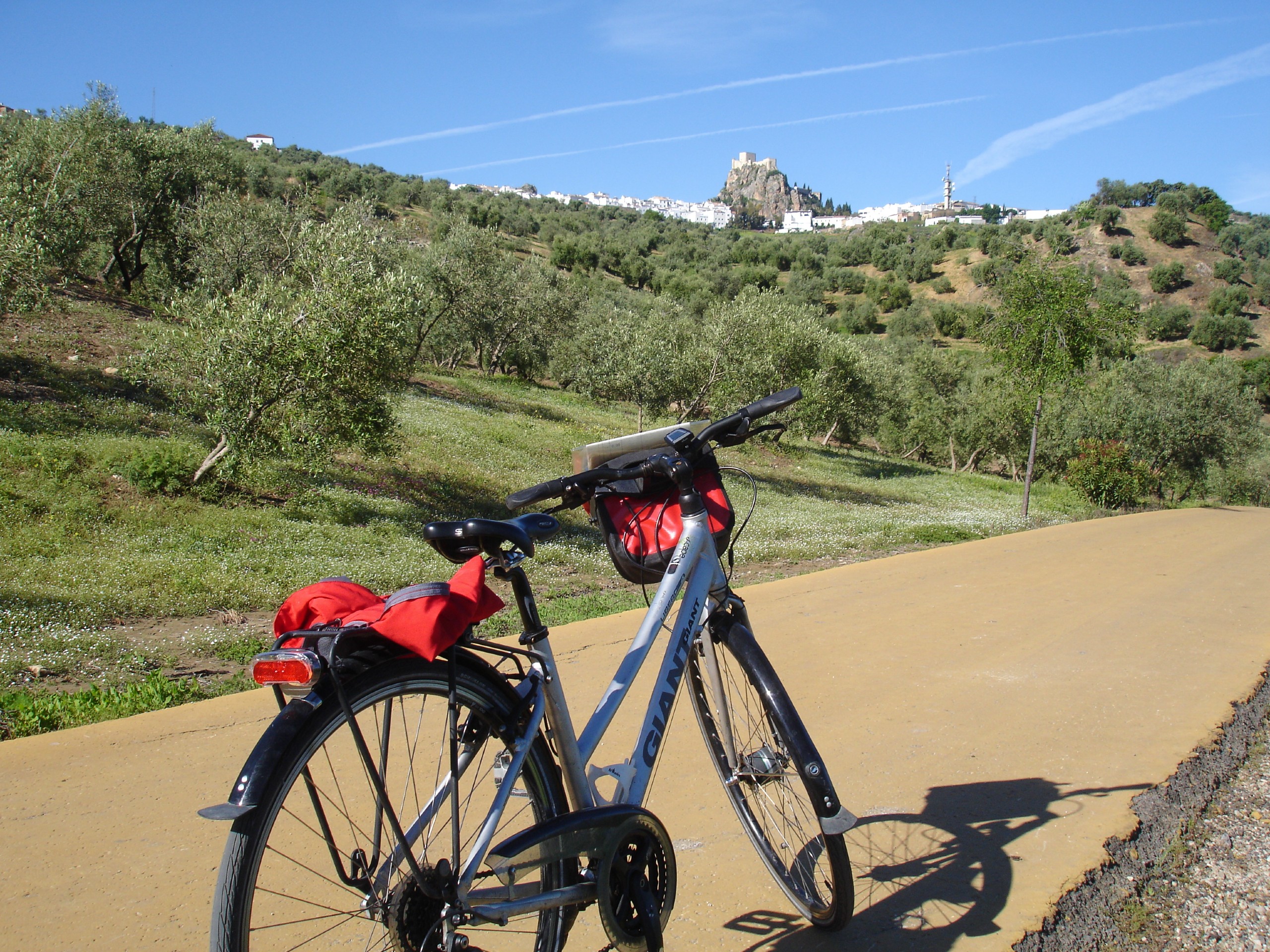 Olvera desde la bici