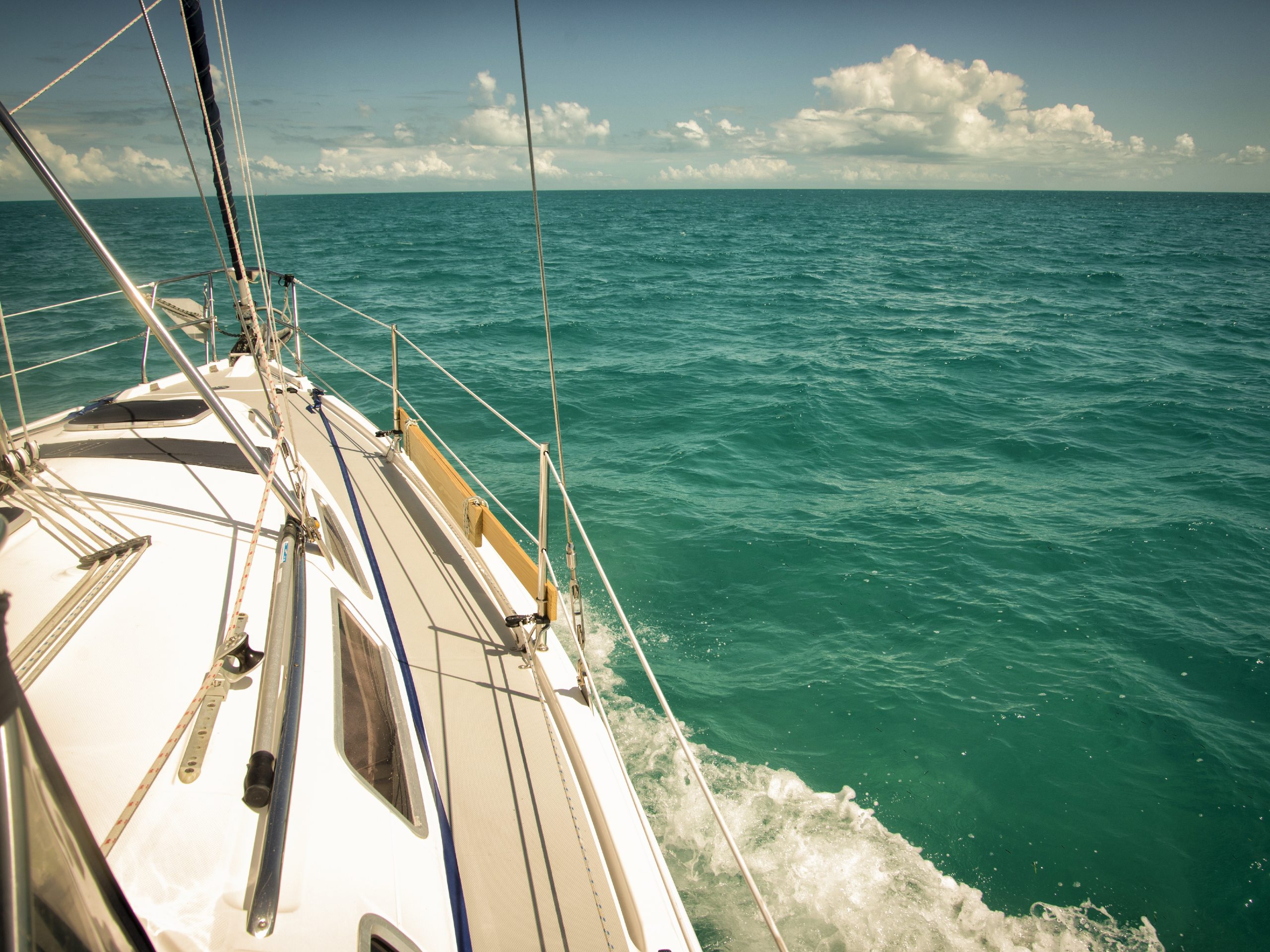 Sailing in Bahamas