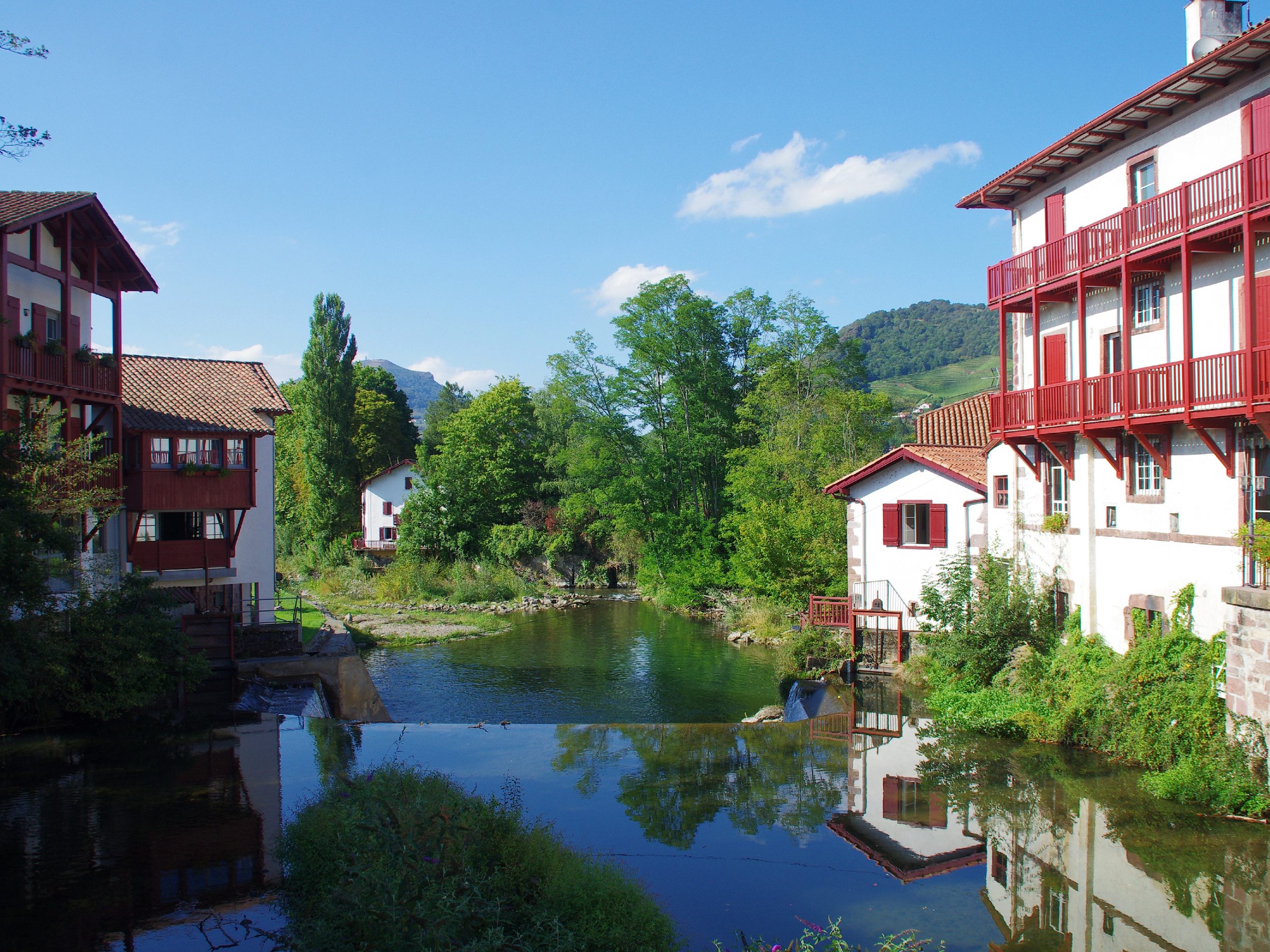 Small river crossing St Jean Pied de Port