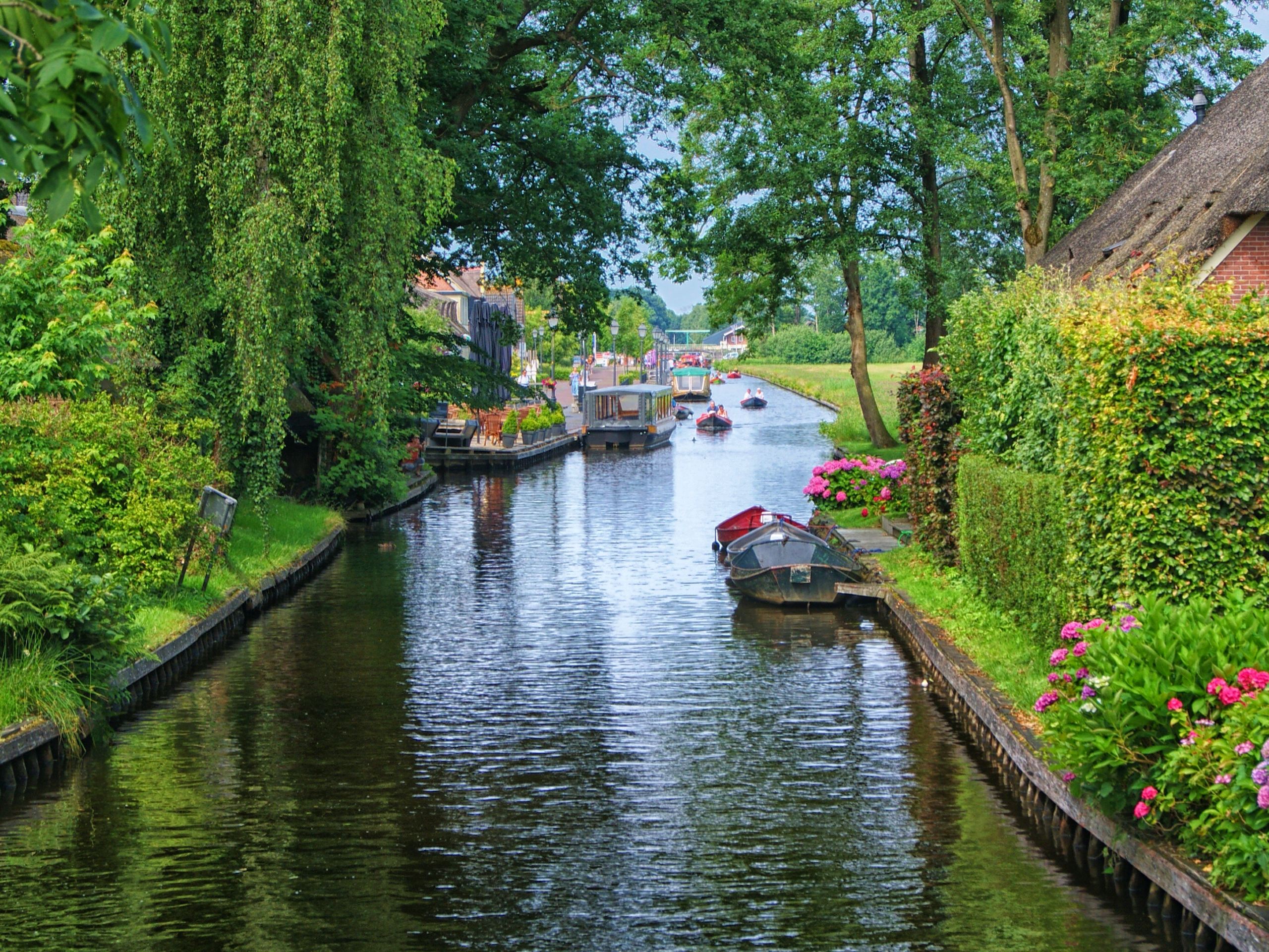 Giethoorn in Netherlands