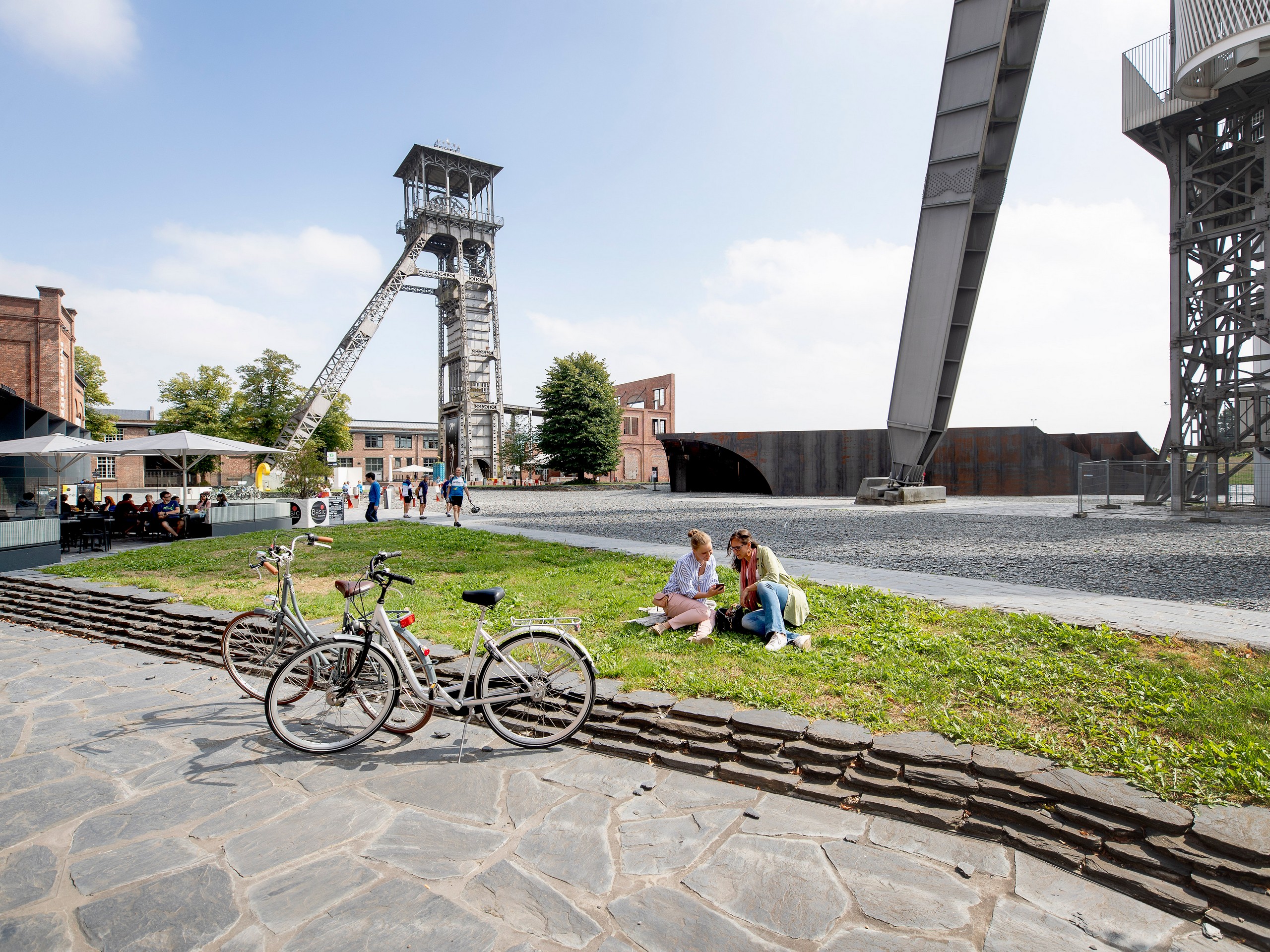 Beautiful views along the self-guided biking path in Belgium