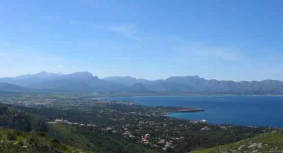 Views from the above at Pollença Bay