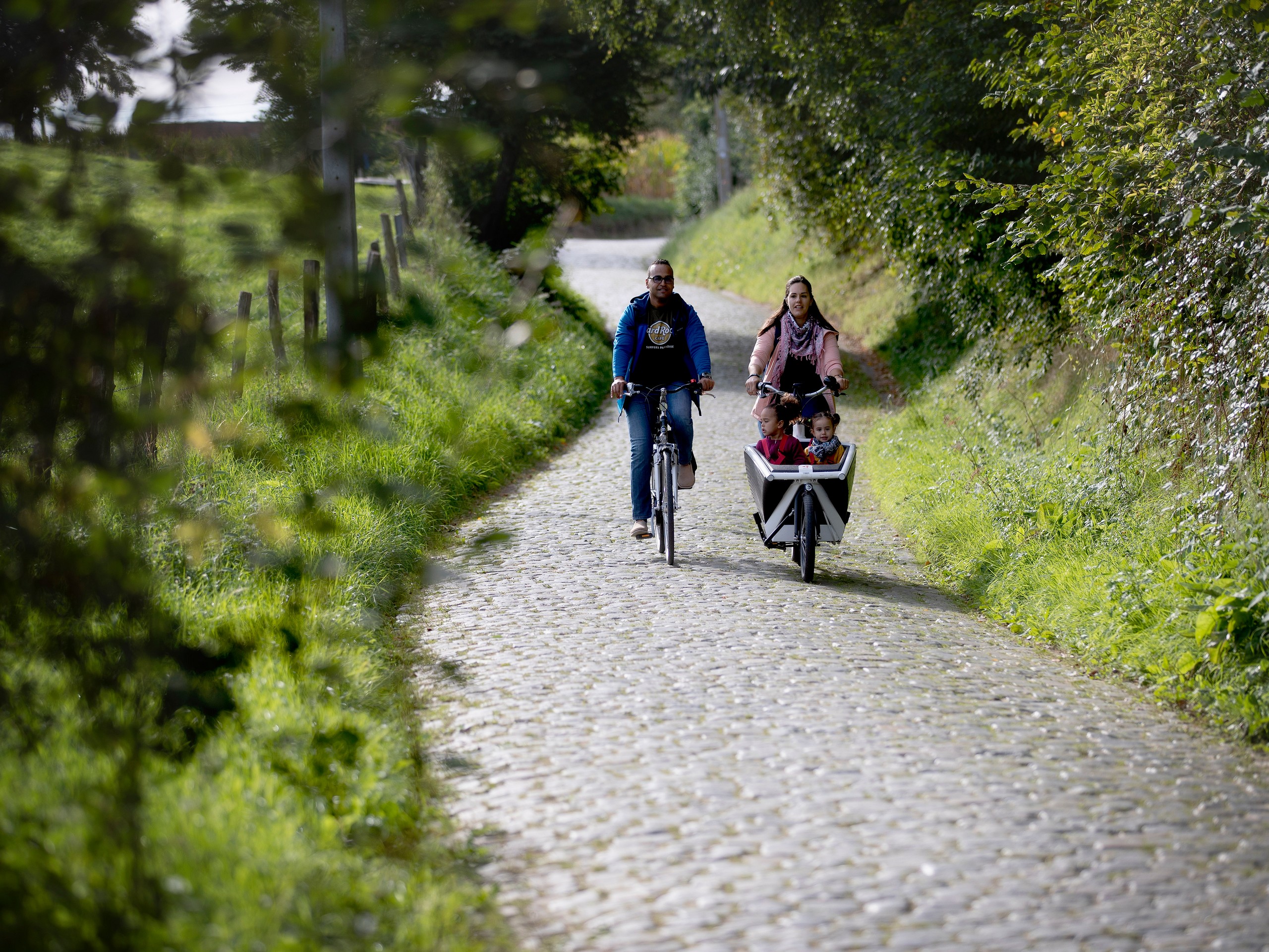 Cycling the path in Flanders