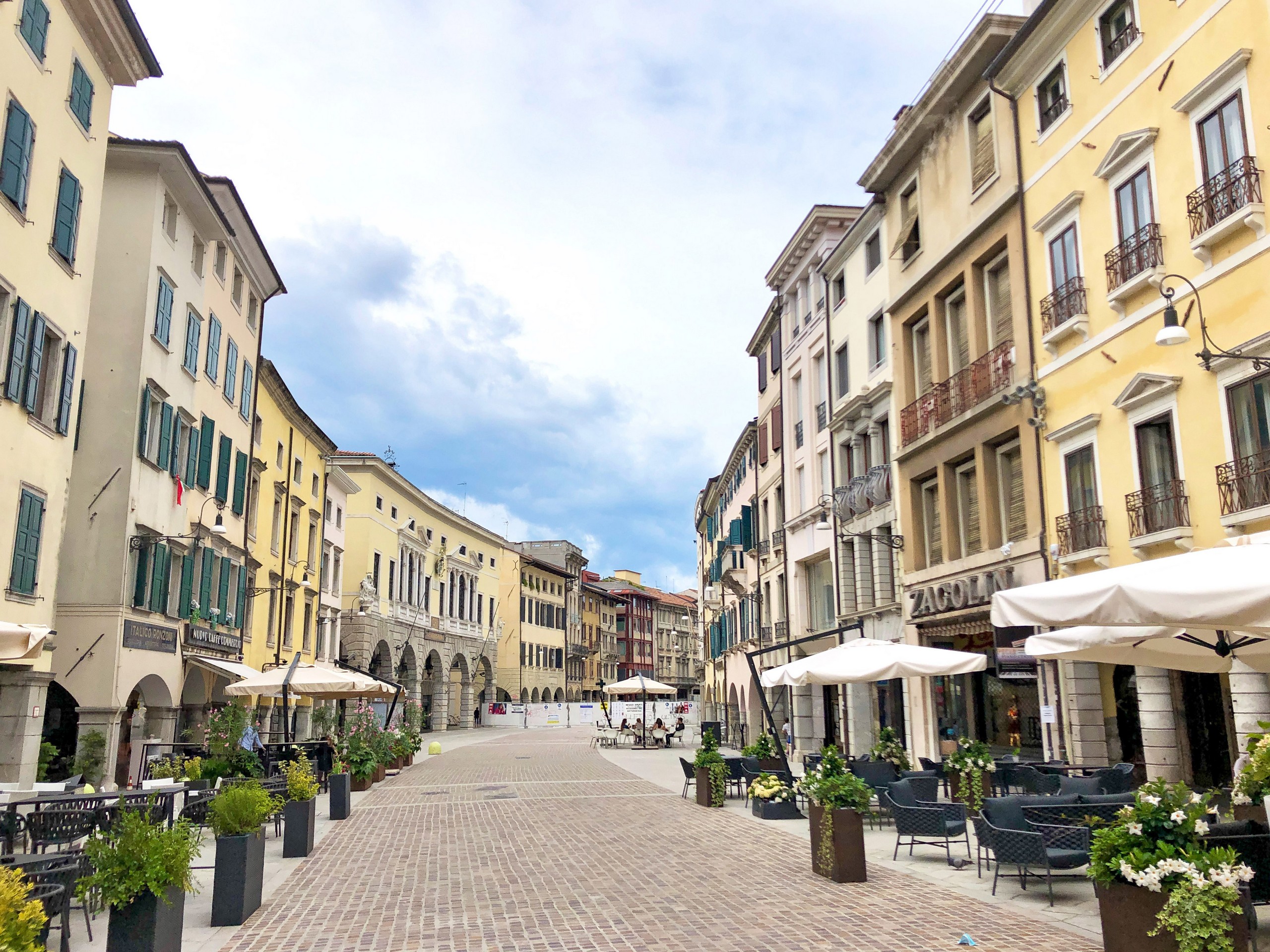 Cozy oldtown visited while cycling the Alpe Adria trail