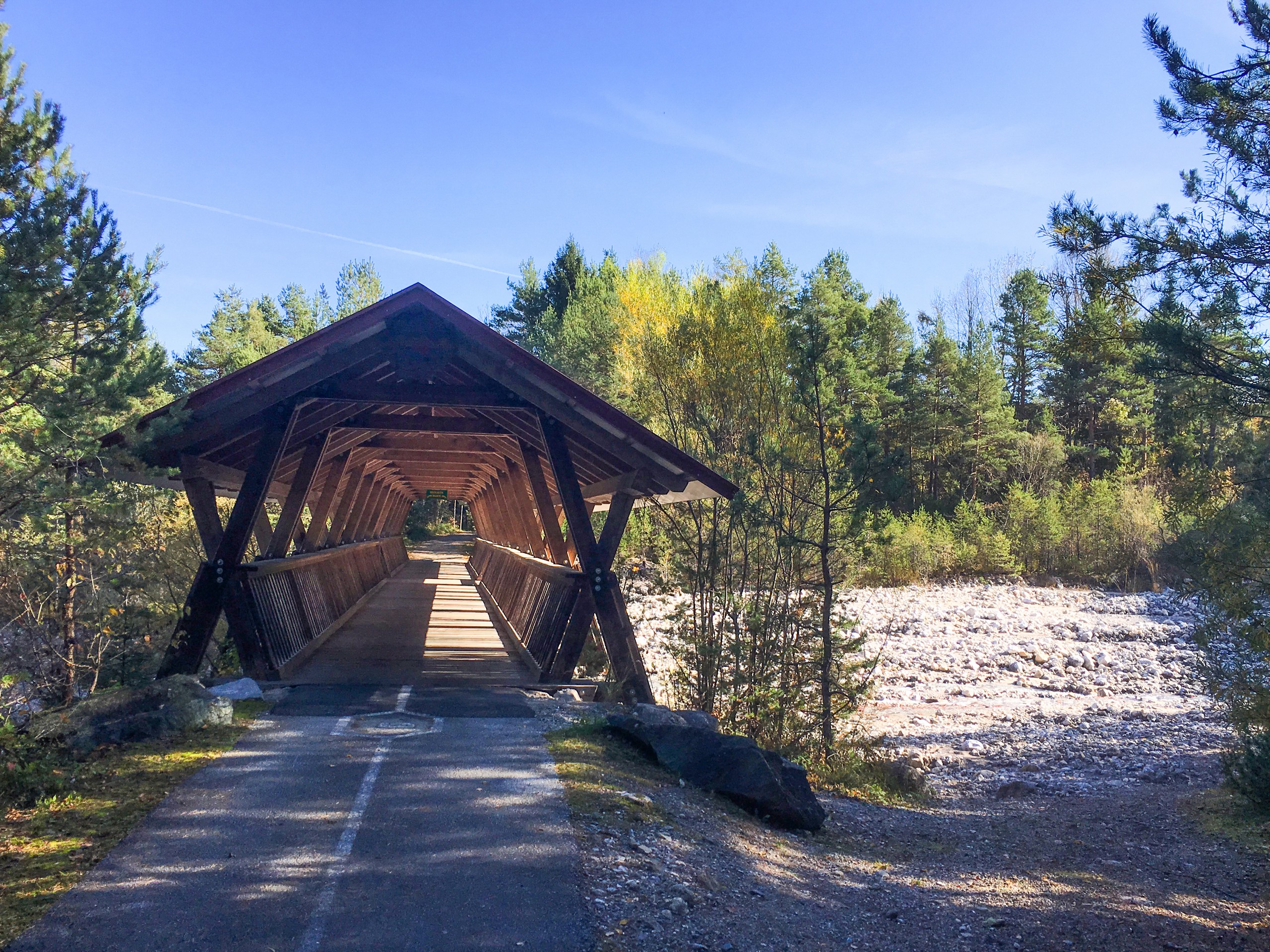 Biking in Germany, along the Drau Cycling Path