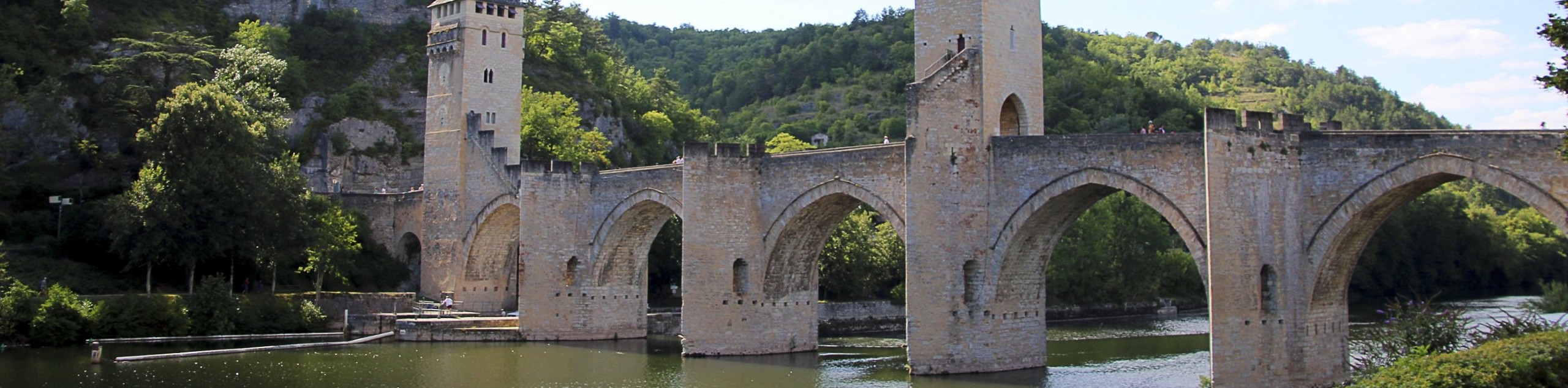 Valentre Bridge in Cahors, France