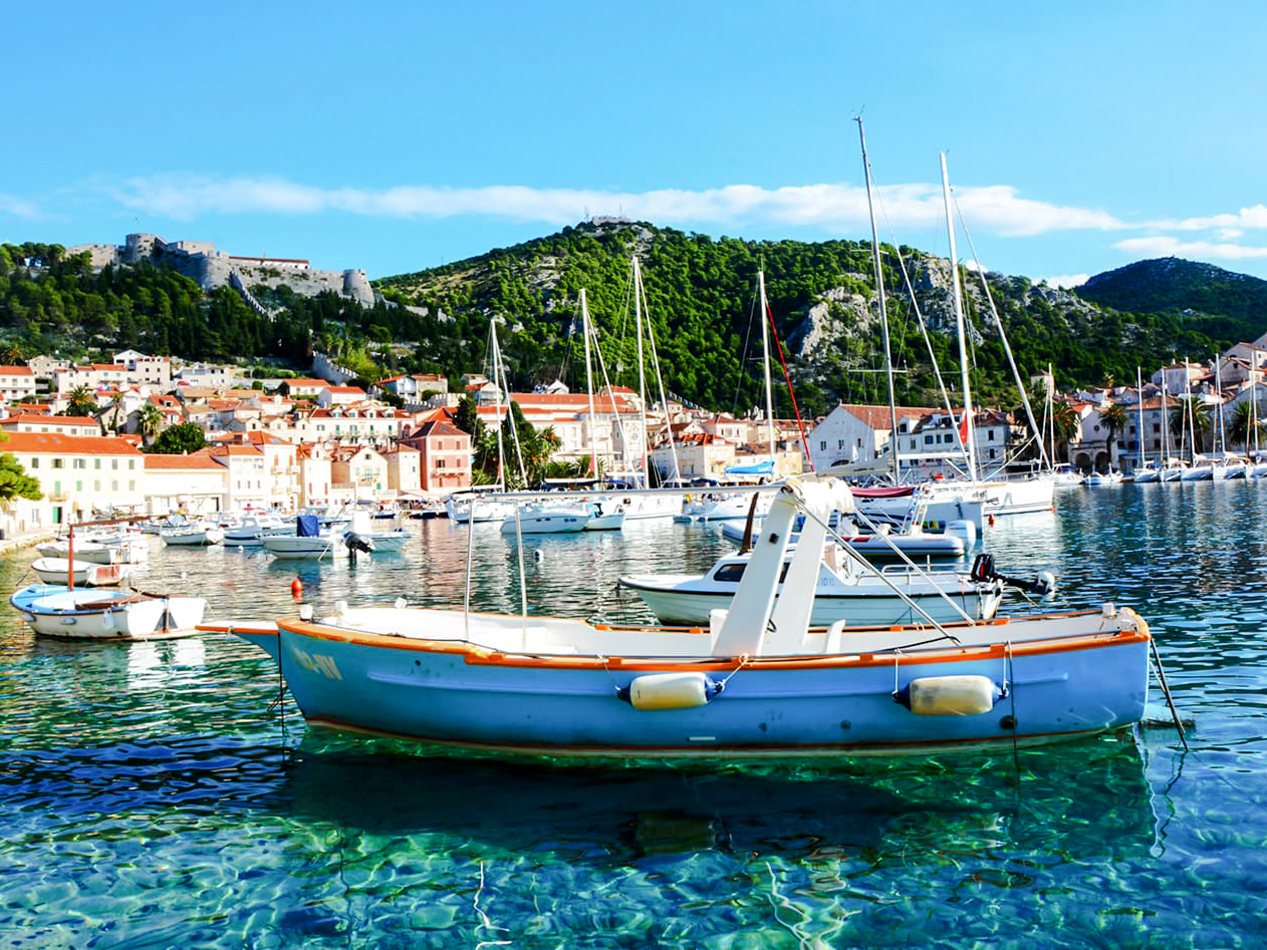 Boat station in Croatia