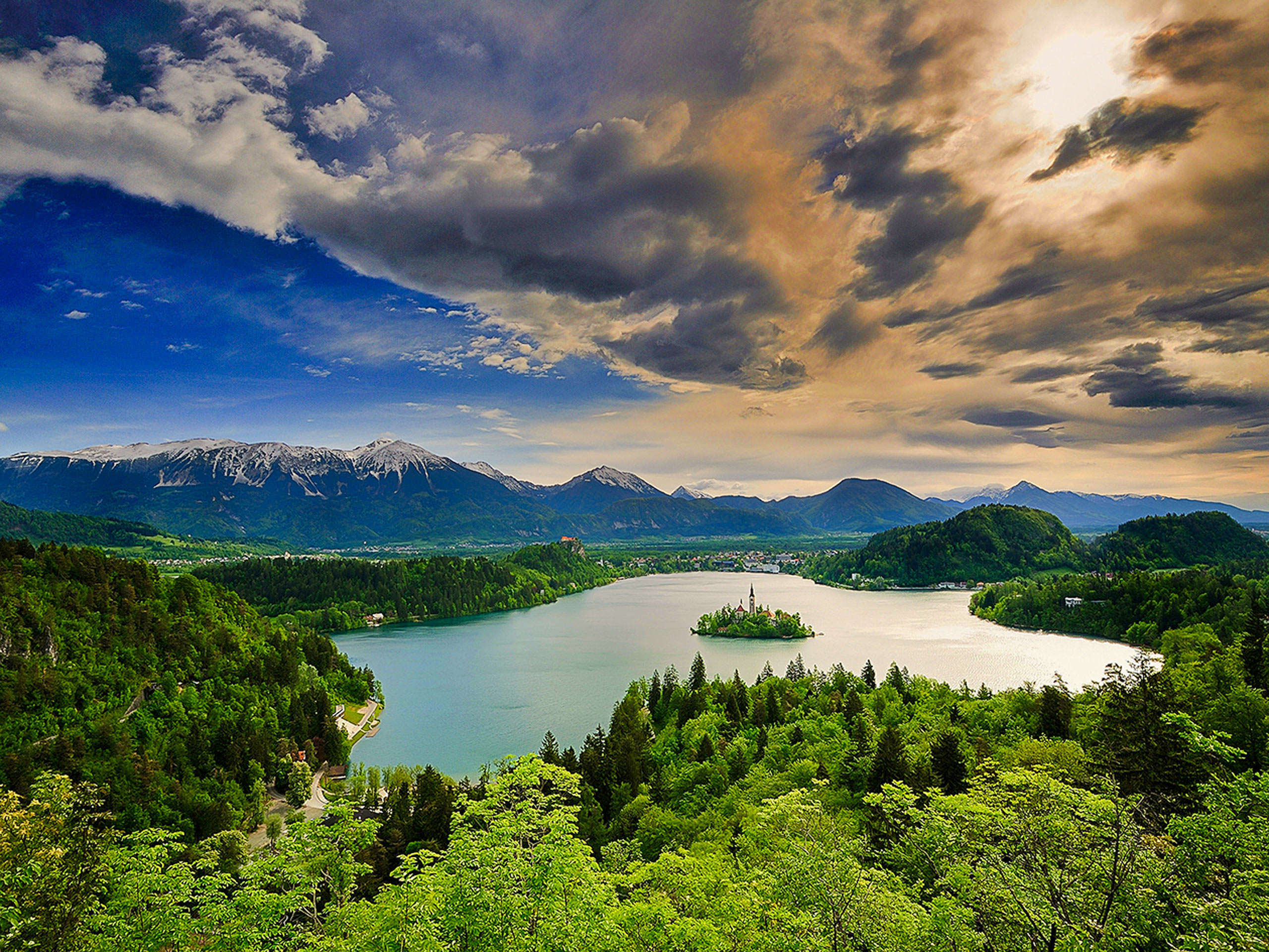 Slovenia panoramic view