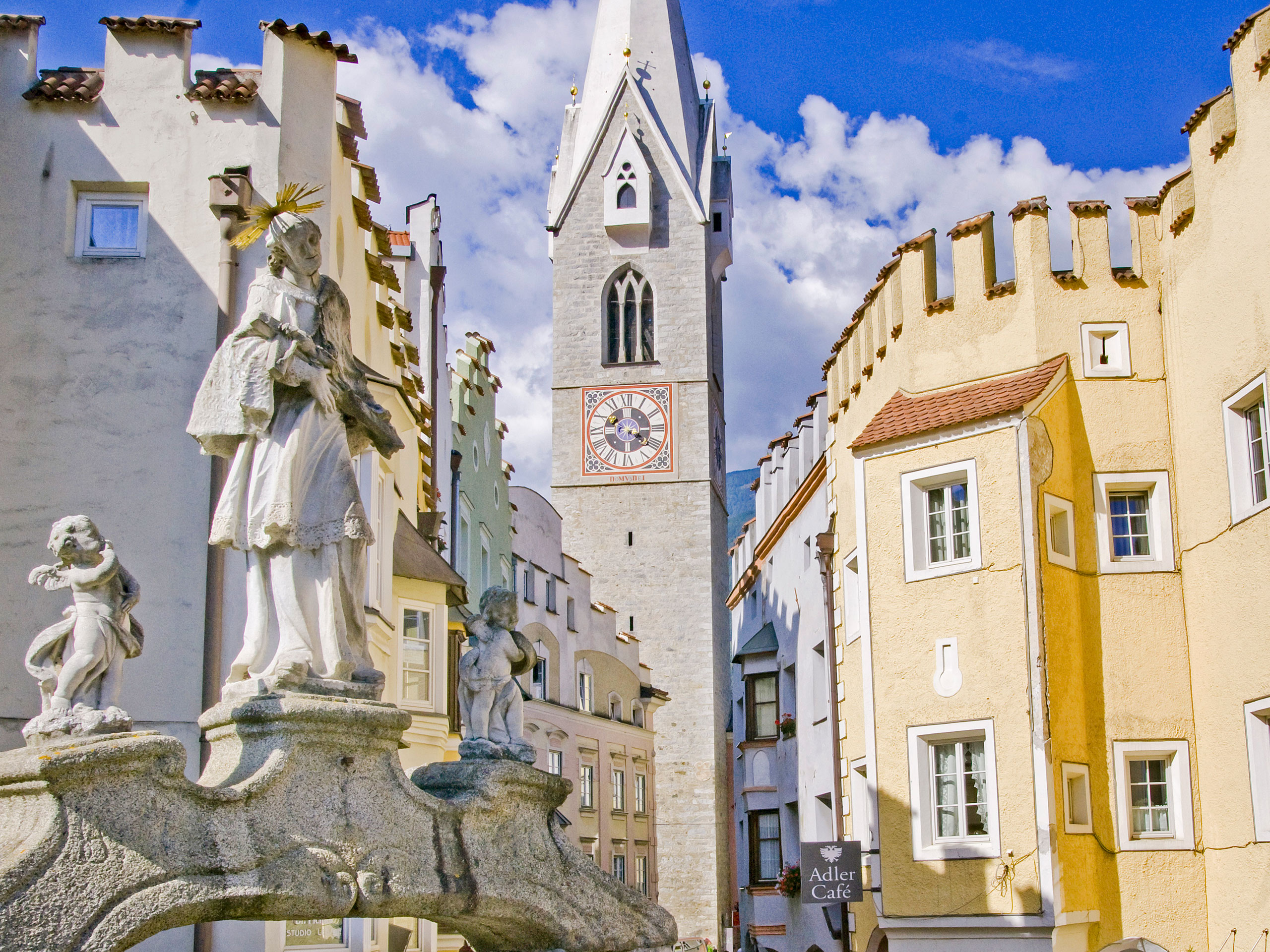 Brixen clock tower