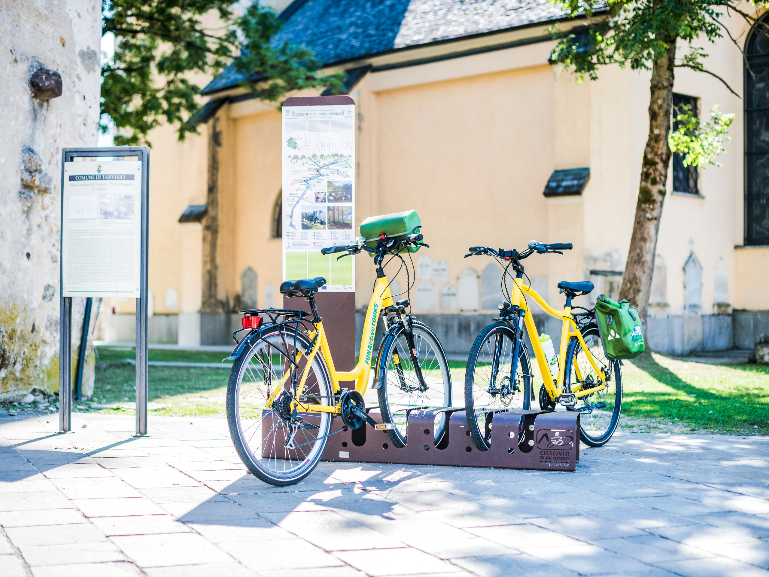 Bicycle parking in Italy