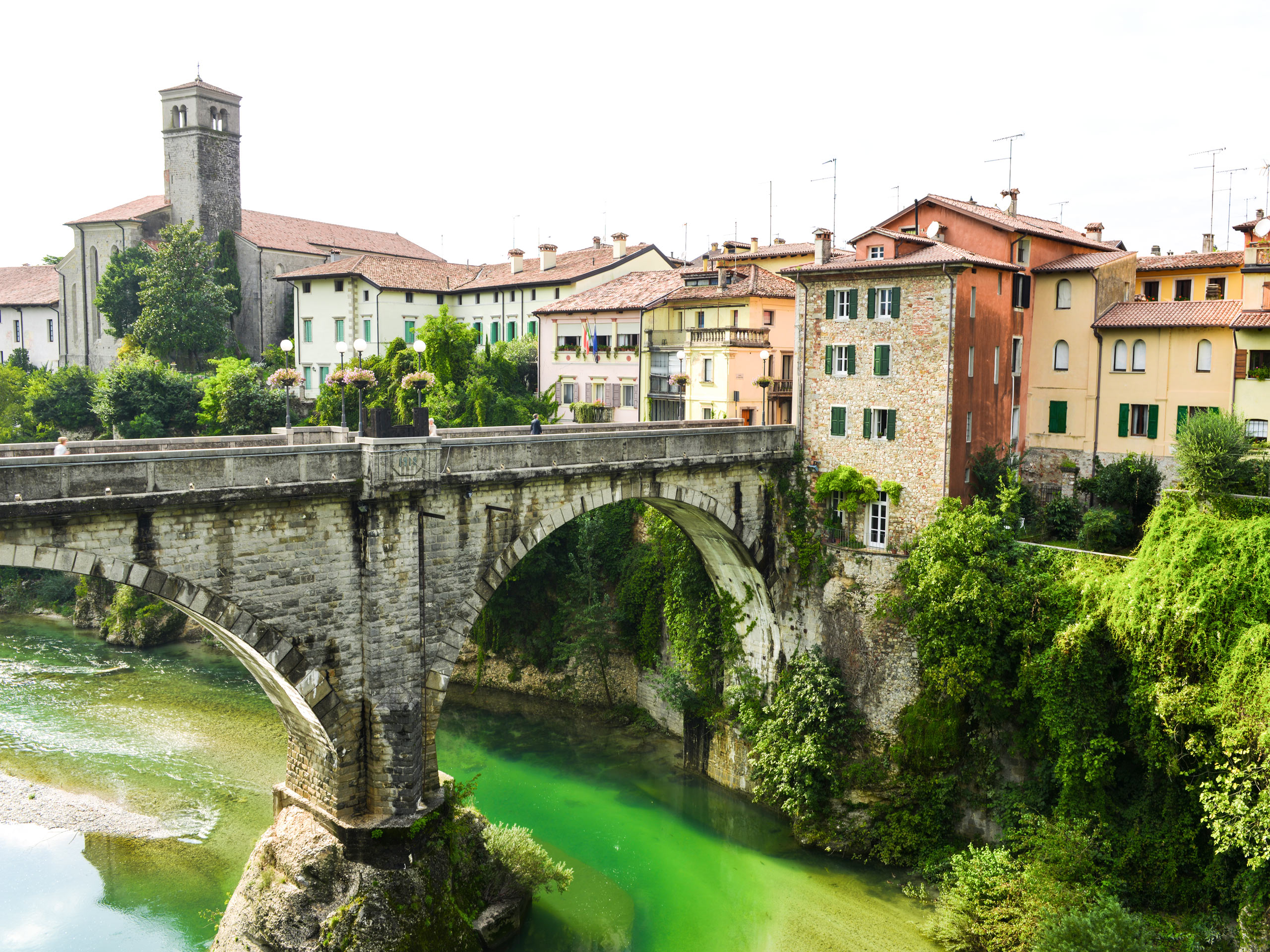 Beautiful bridge in Italy