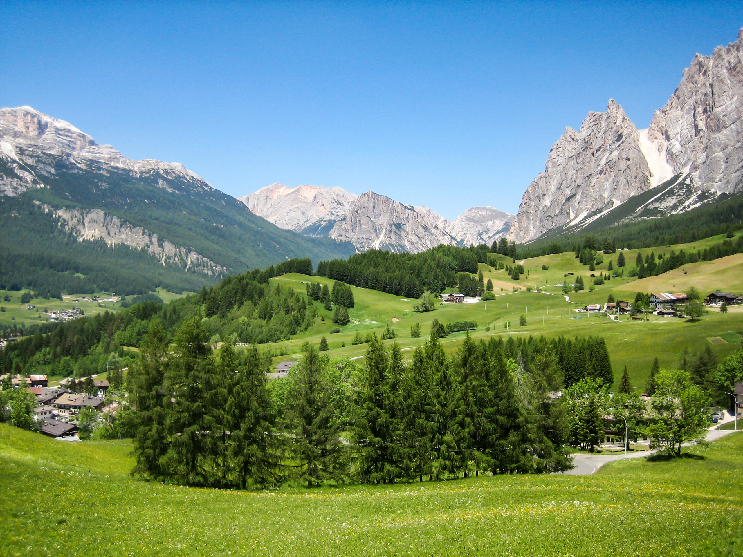 Mountains view in Cortina