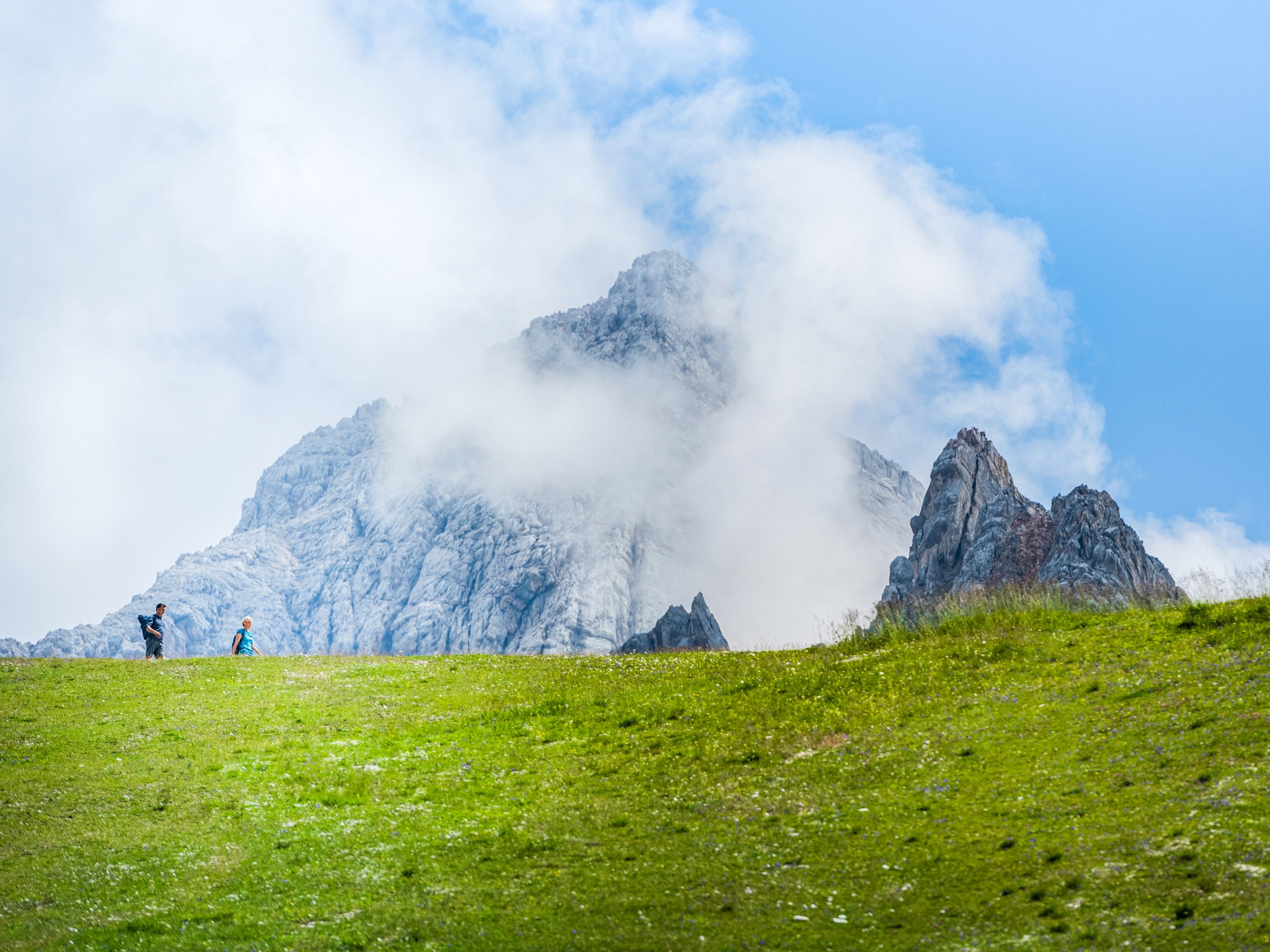 Cortina mountain top landscape