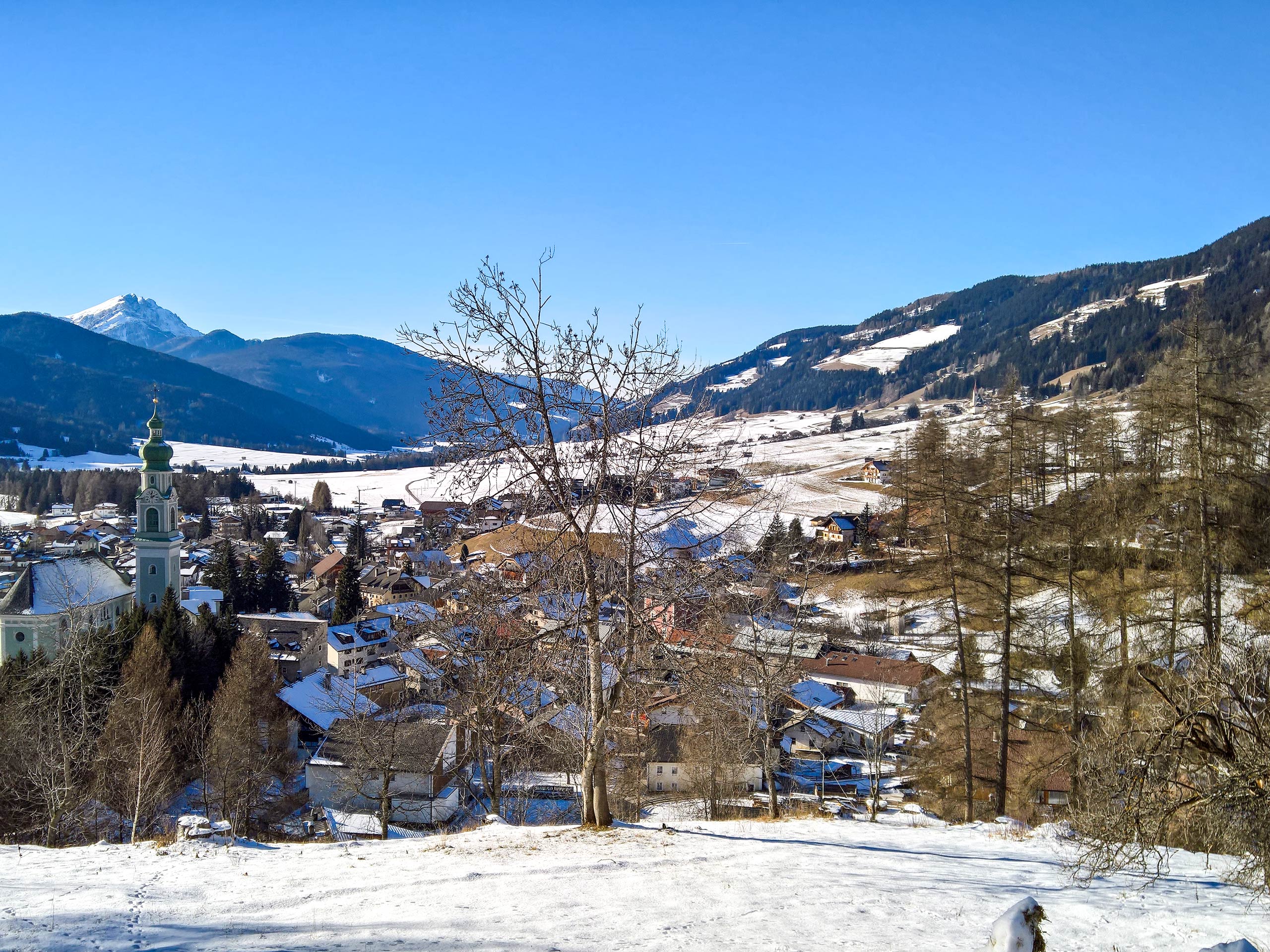 Toblach Winter landscape