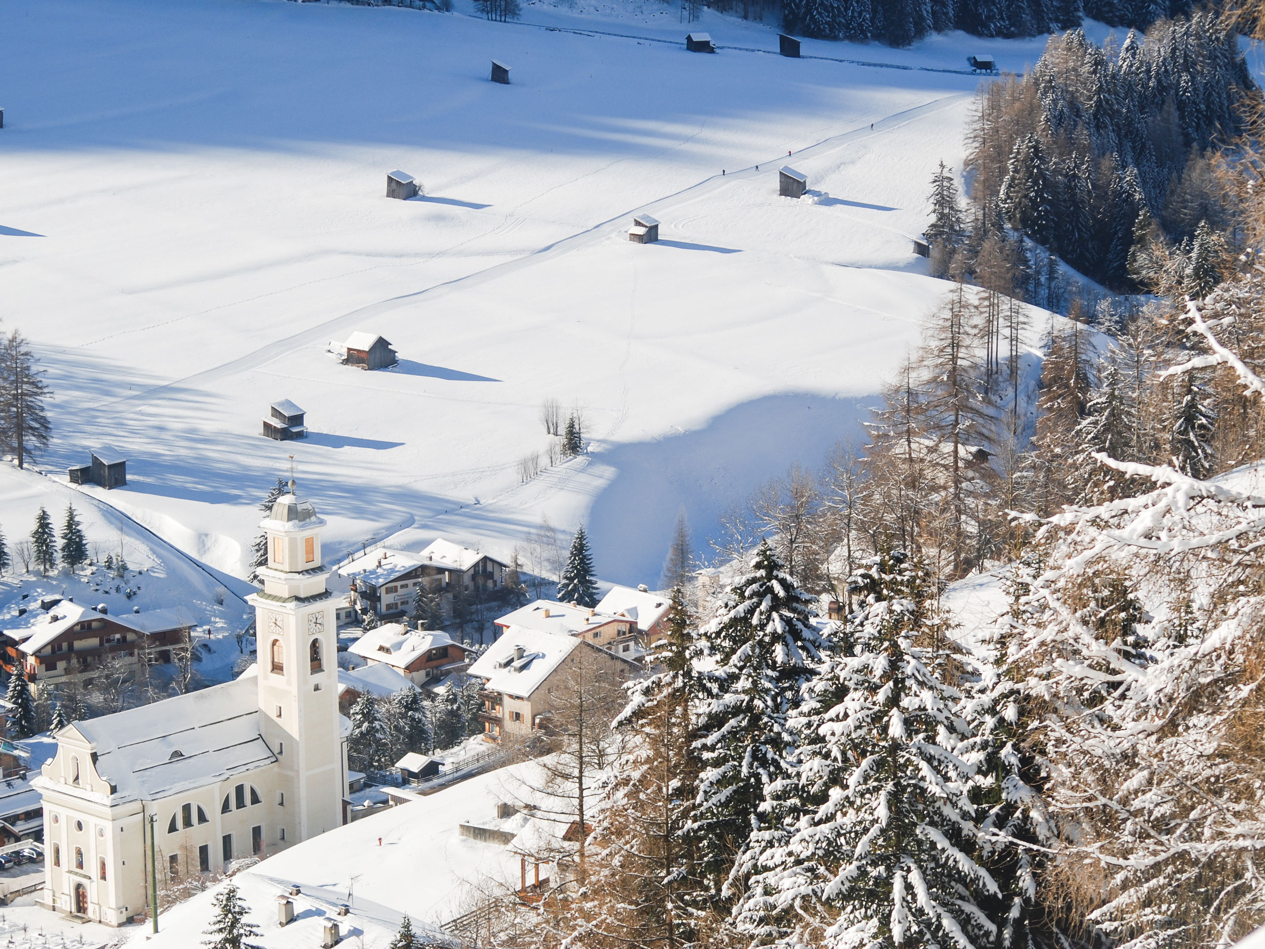 Winter landscape in Italy