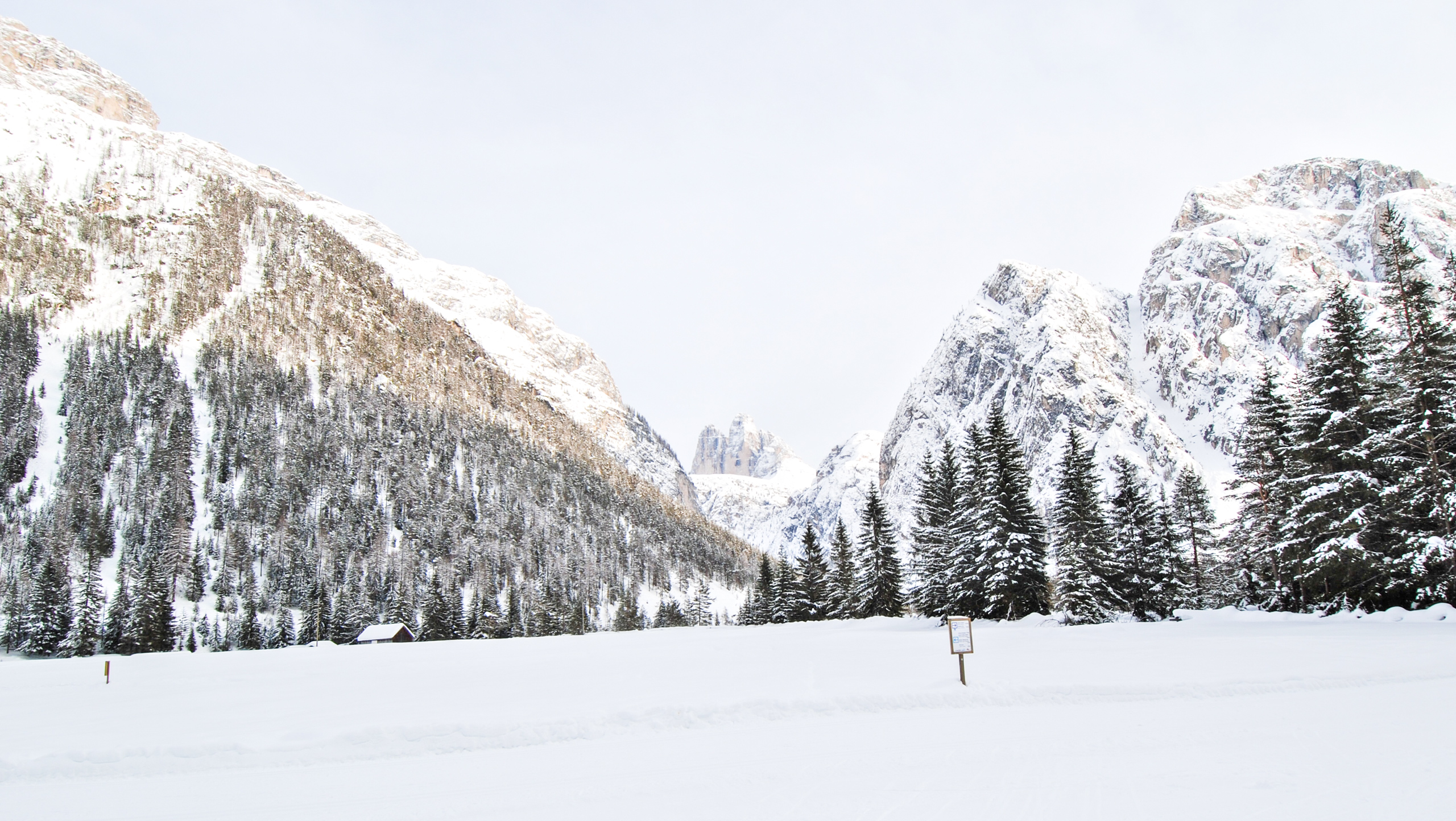 Winter Hiking in the Dolomites