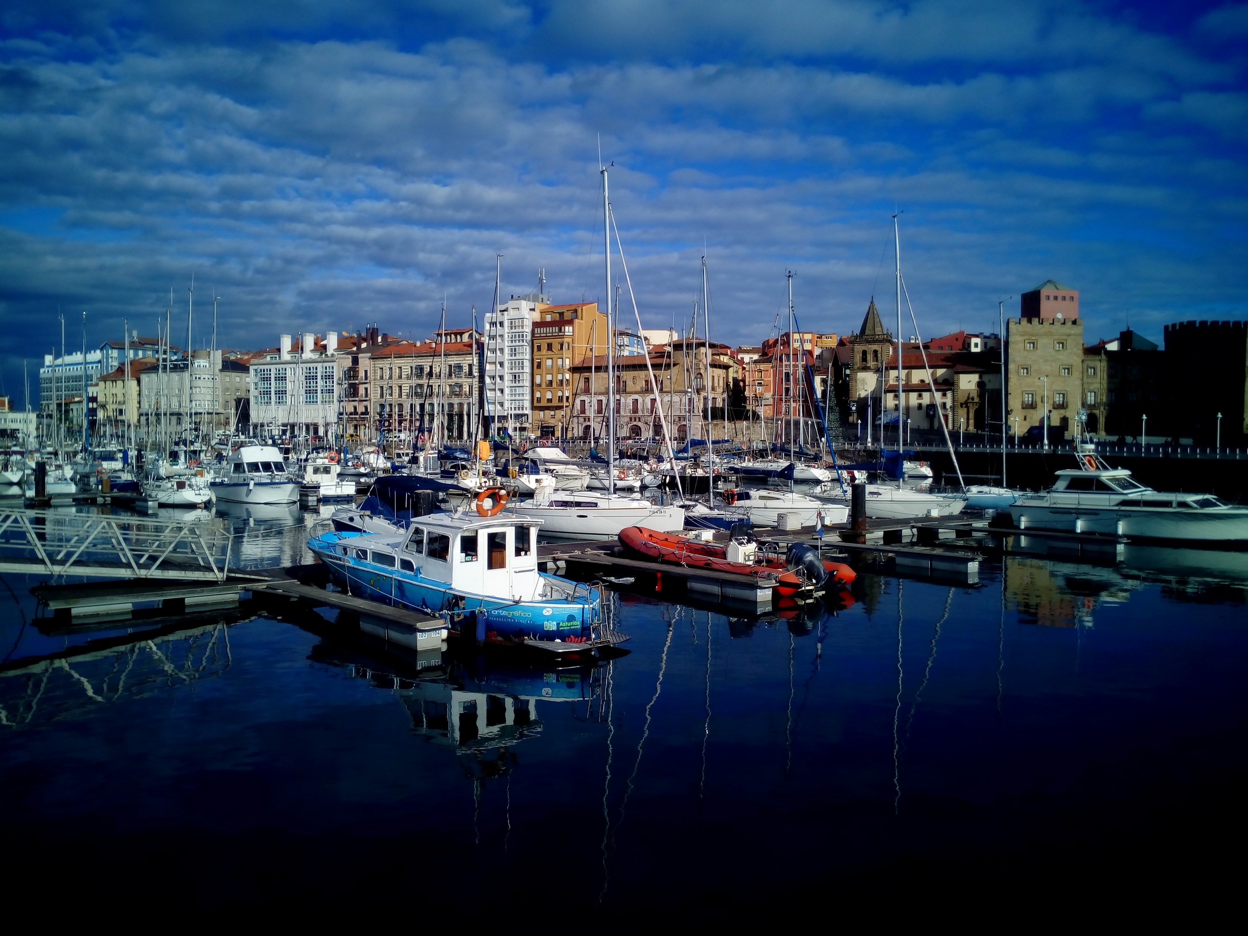 Beautiful coastal Spanish town