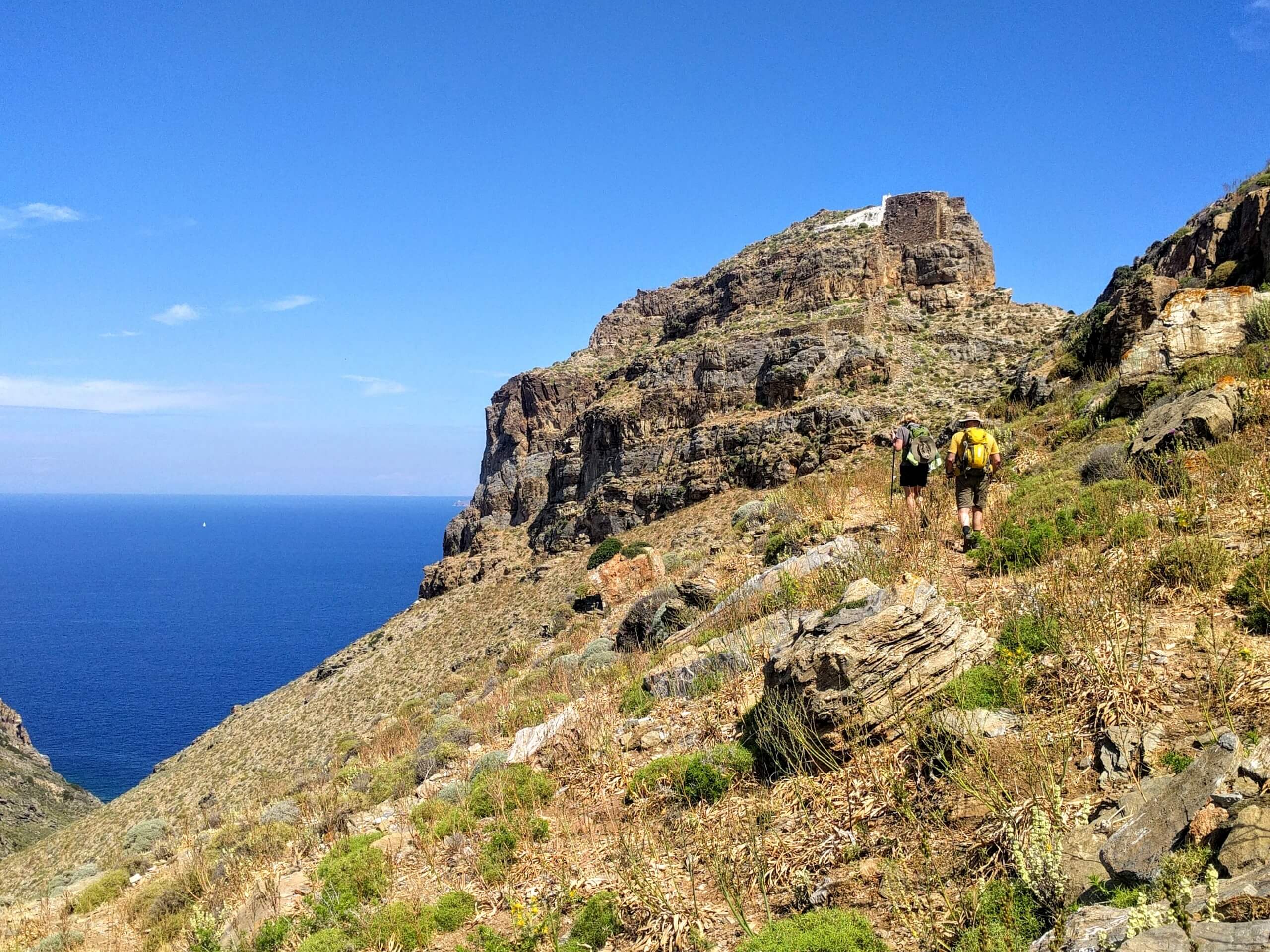 Castle of Oria in Kythnos Island