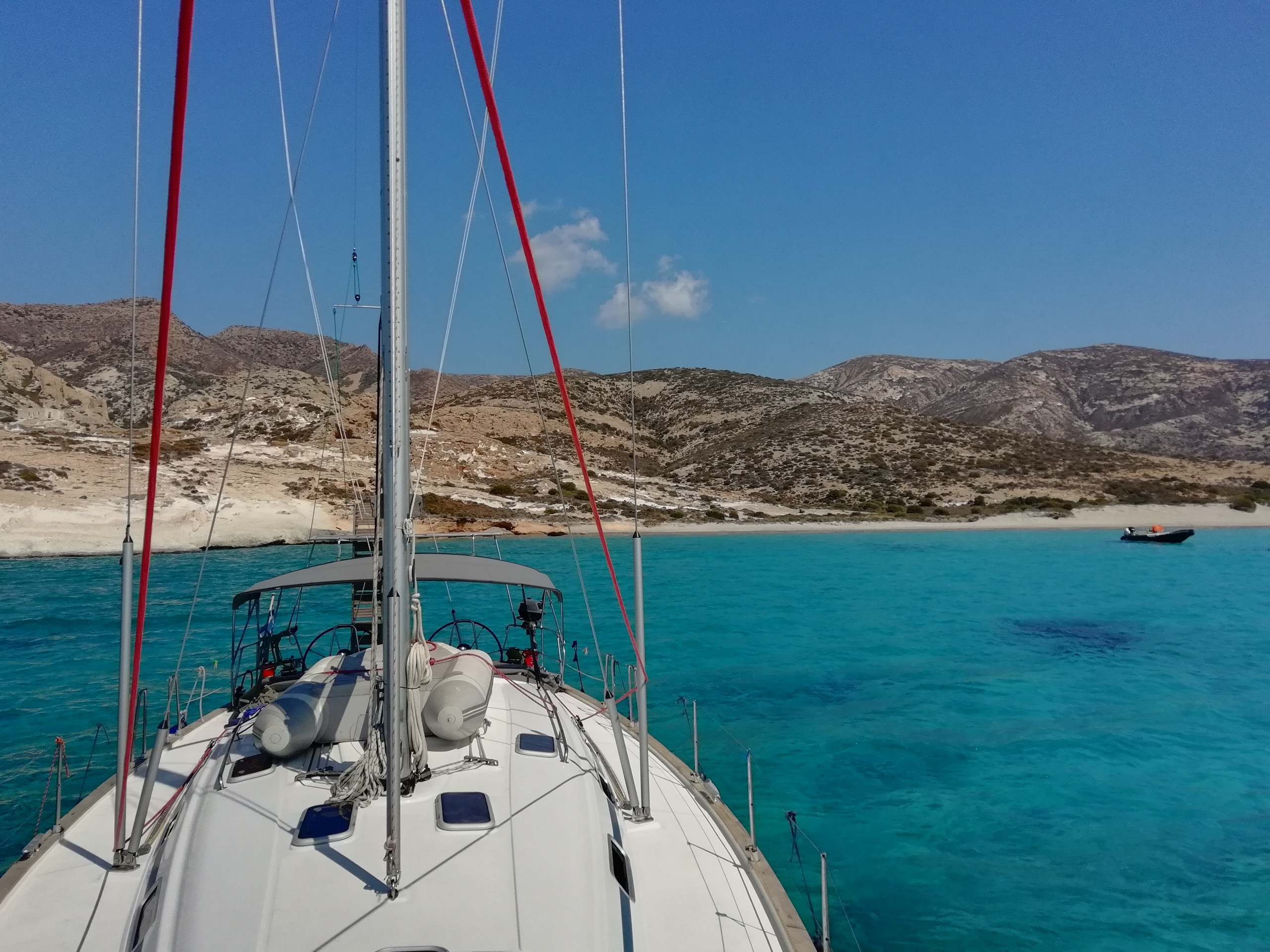 Sailing in Cyclades