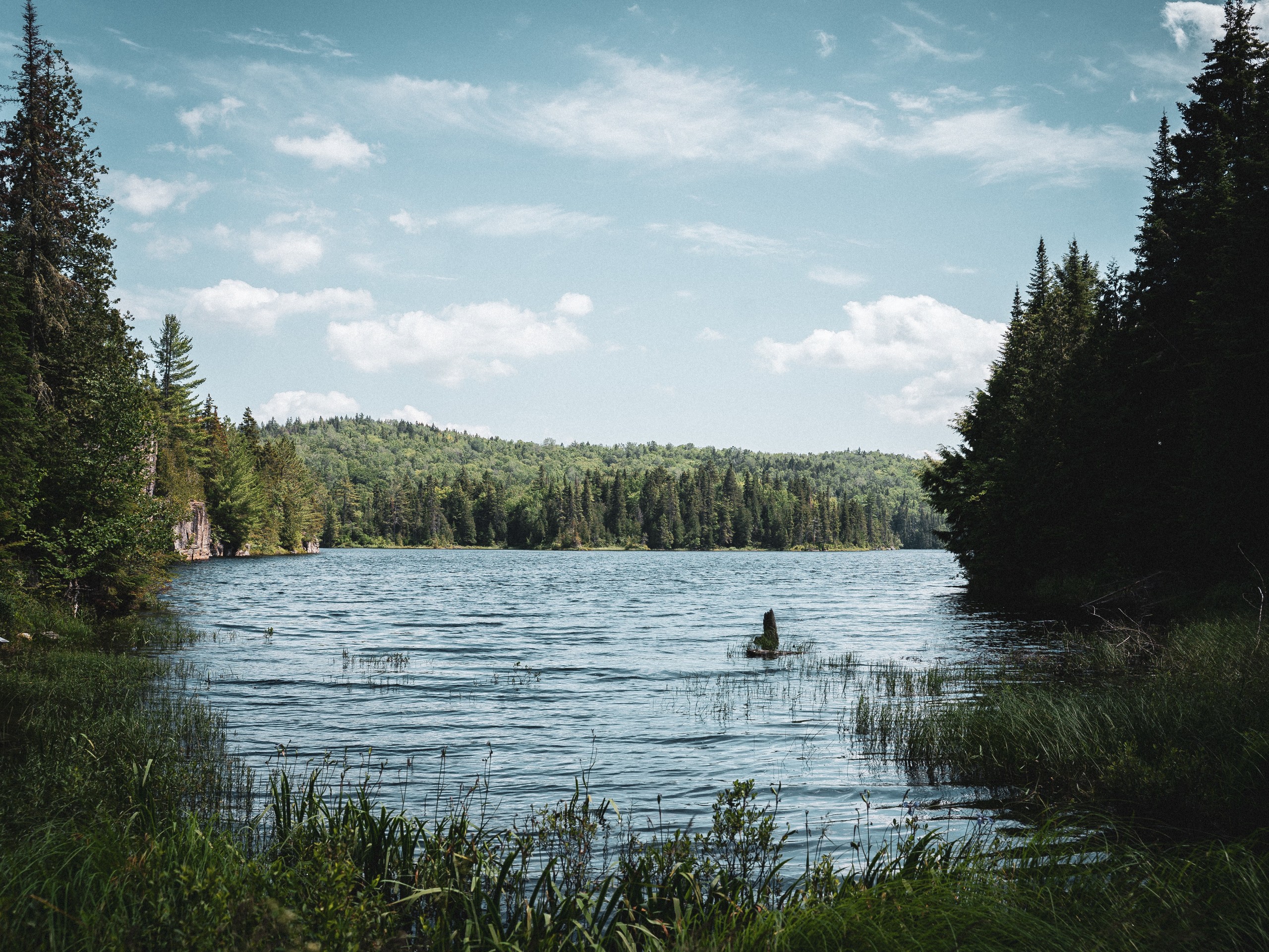 Paddling the Bazin River in Canada