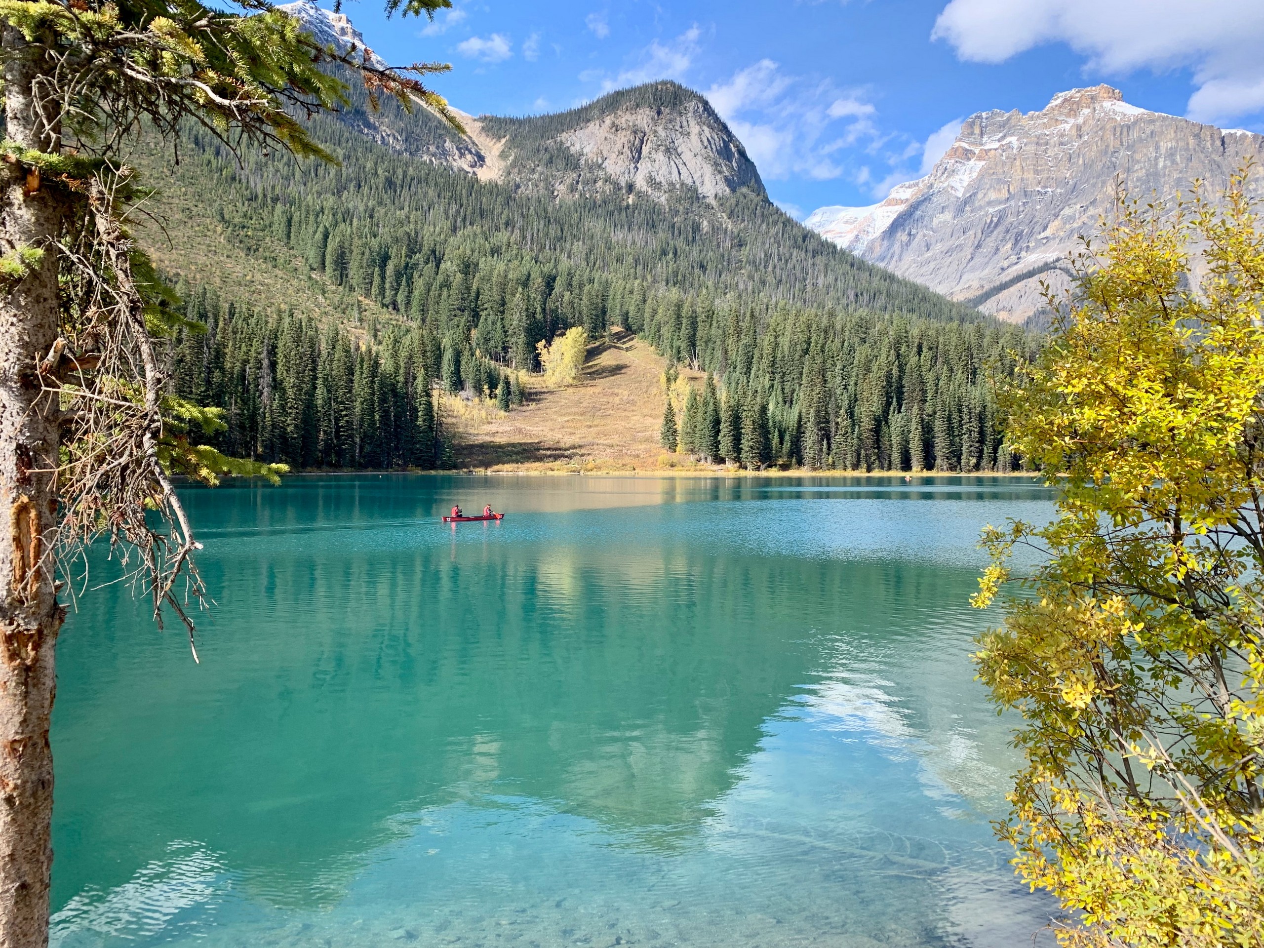 Turquoise water in Banff National Park