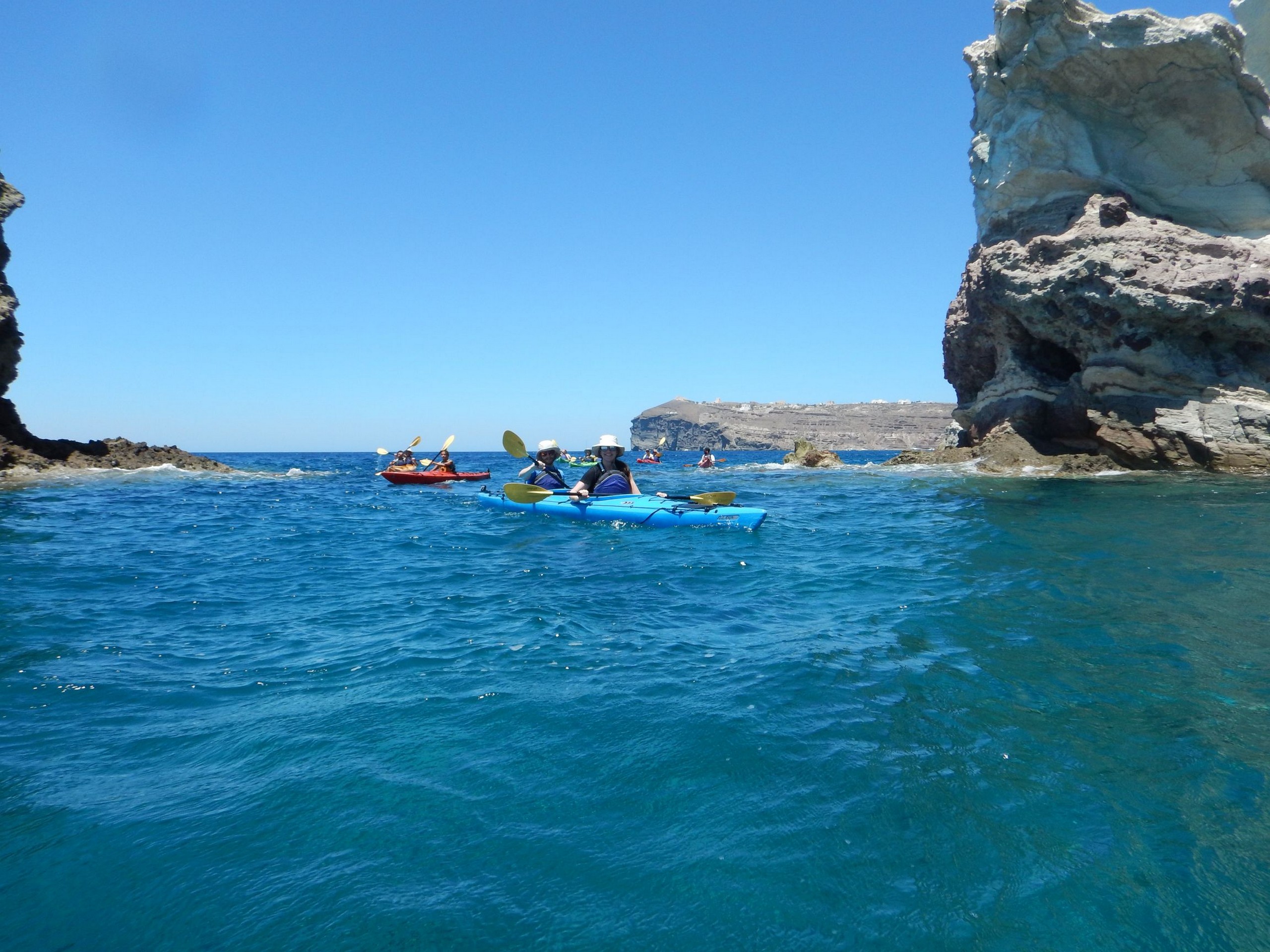Kayaking in Cyclades Islands