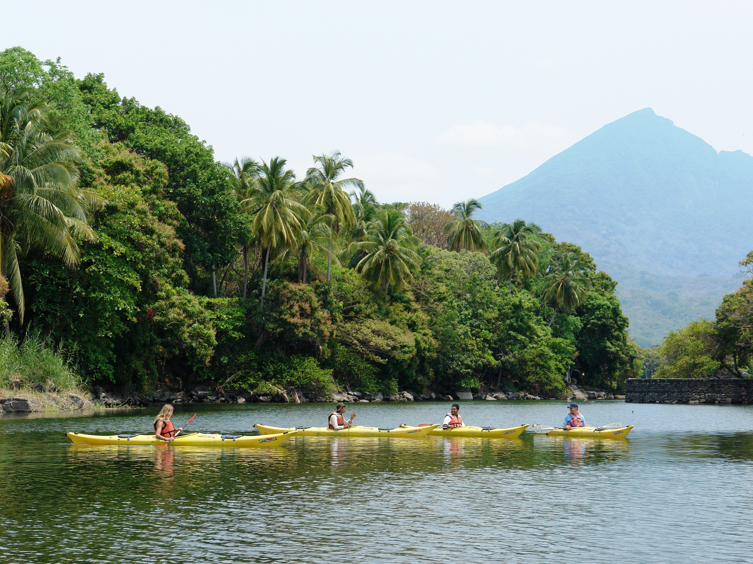Group of Kayakes near las Isletas