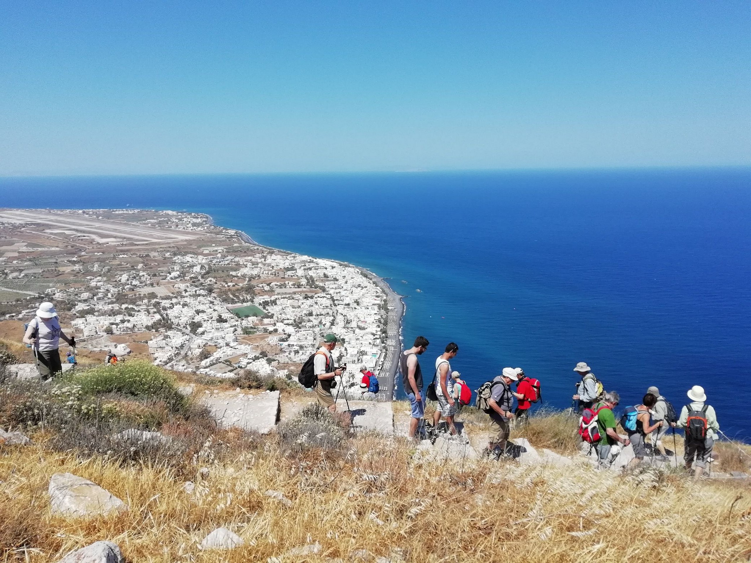 Hiking in Greece while island hopping