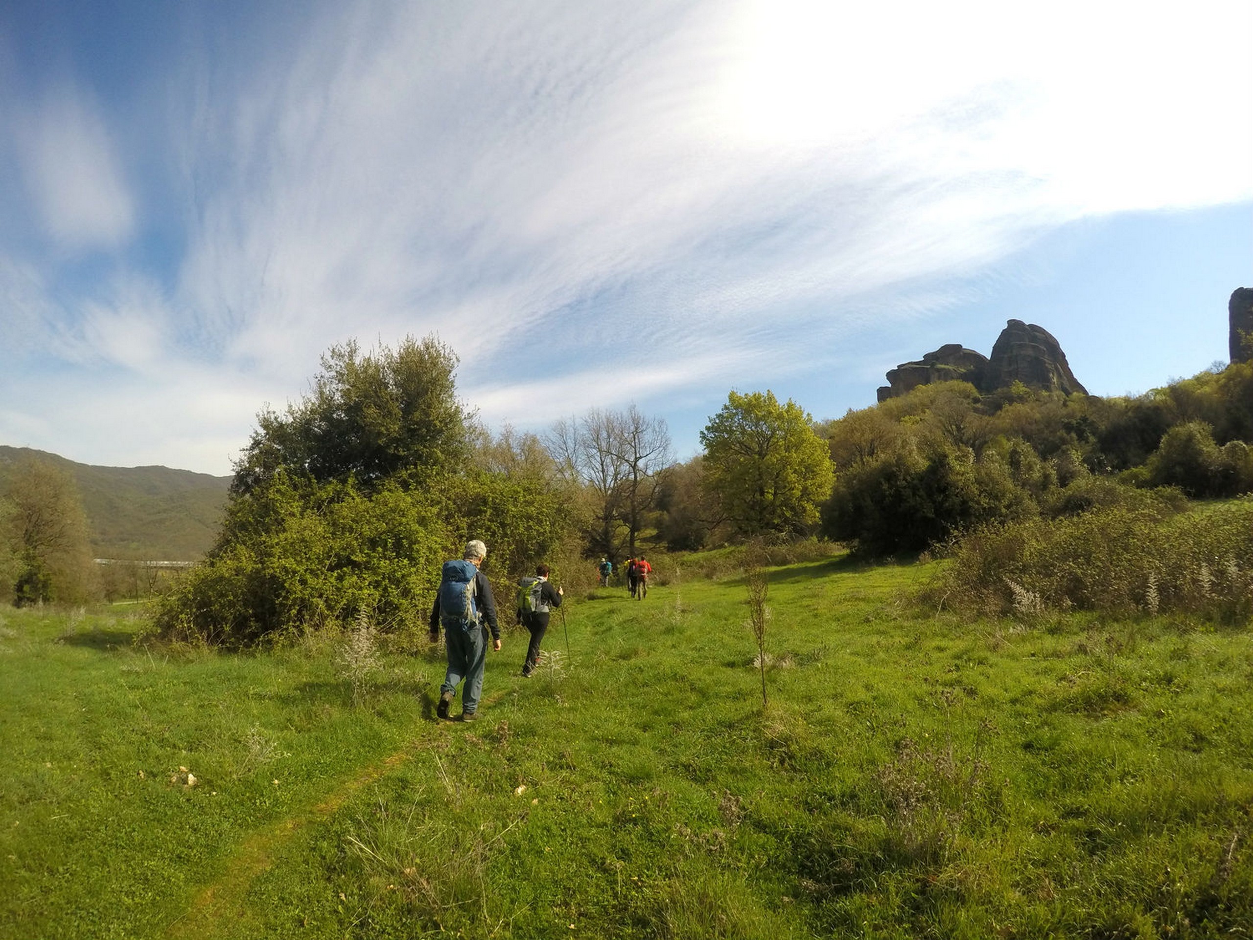 Meteora, visited while on guided adventure tour in Greece