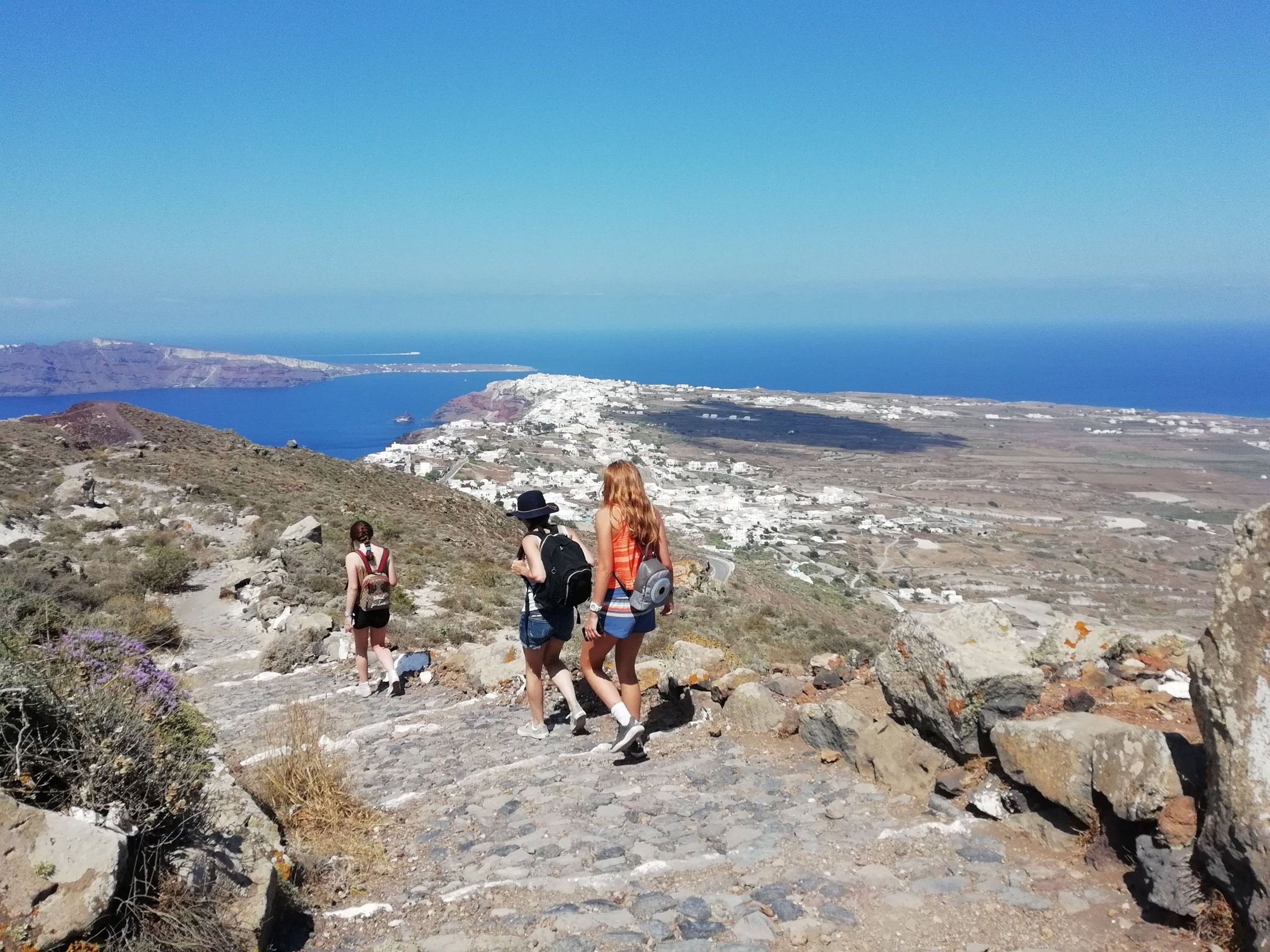 Walking tour in Greece