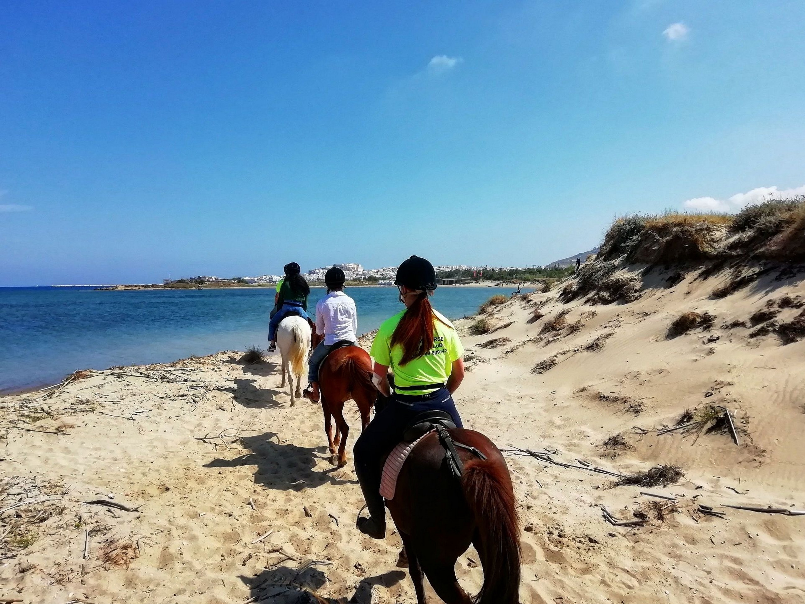 Hiking along the coastline of Greece