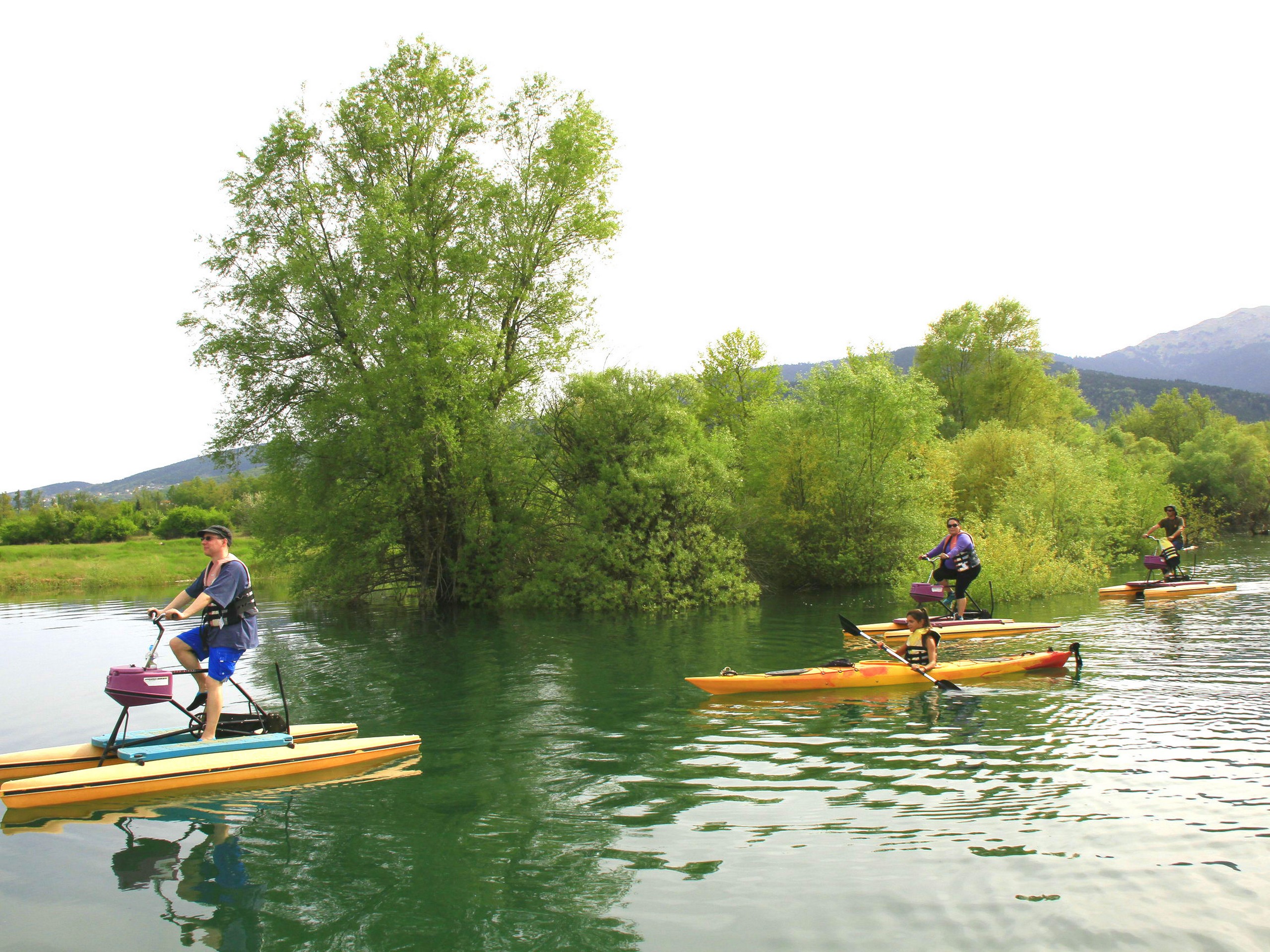 Kayaking in Papigo, greece